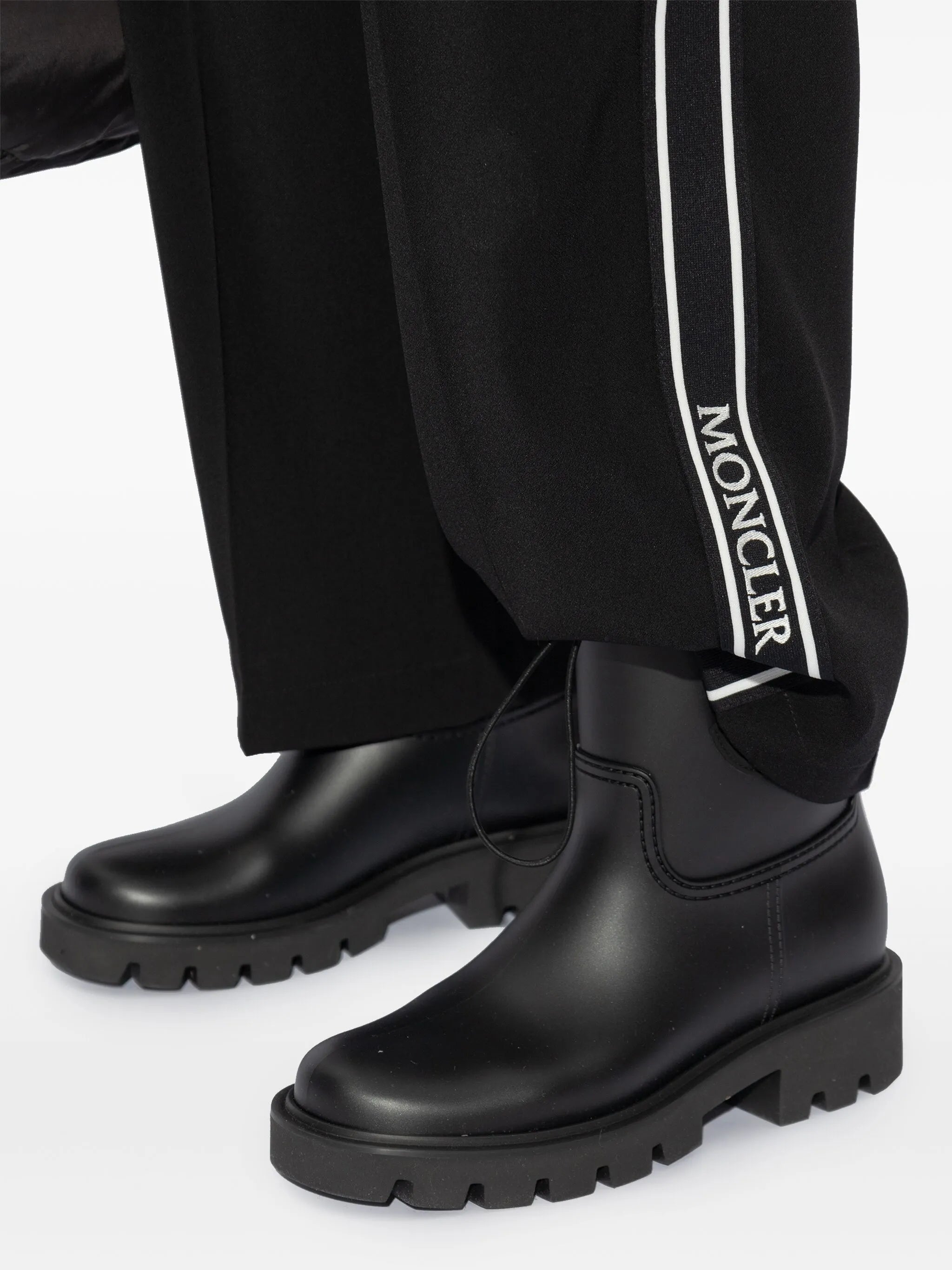 lug sole slip-on ankle boots
