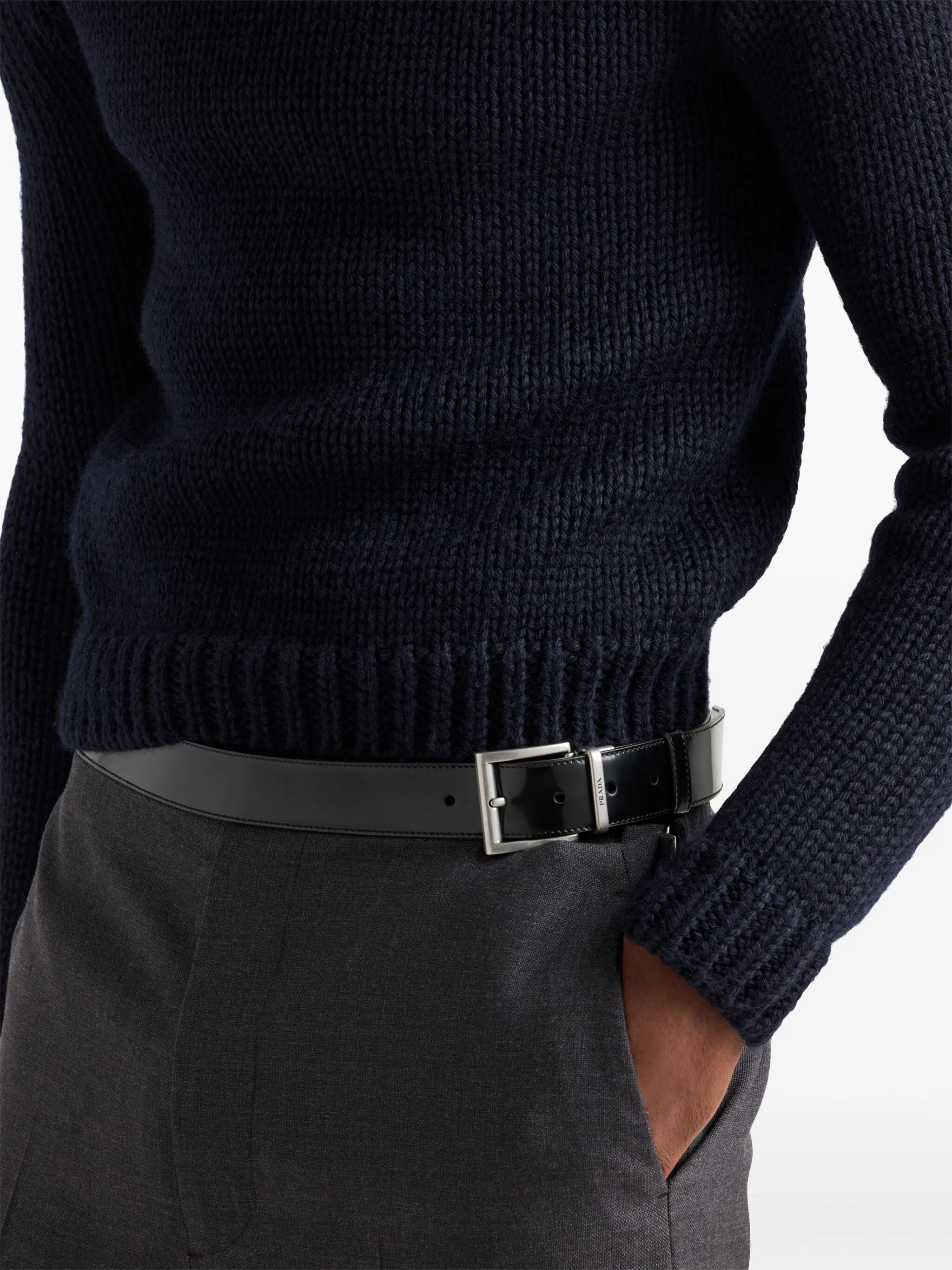 hooded wool jumper
