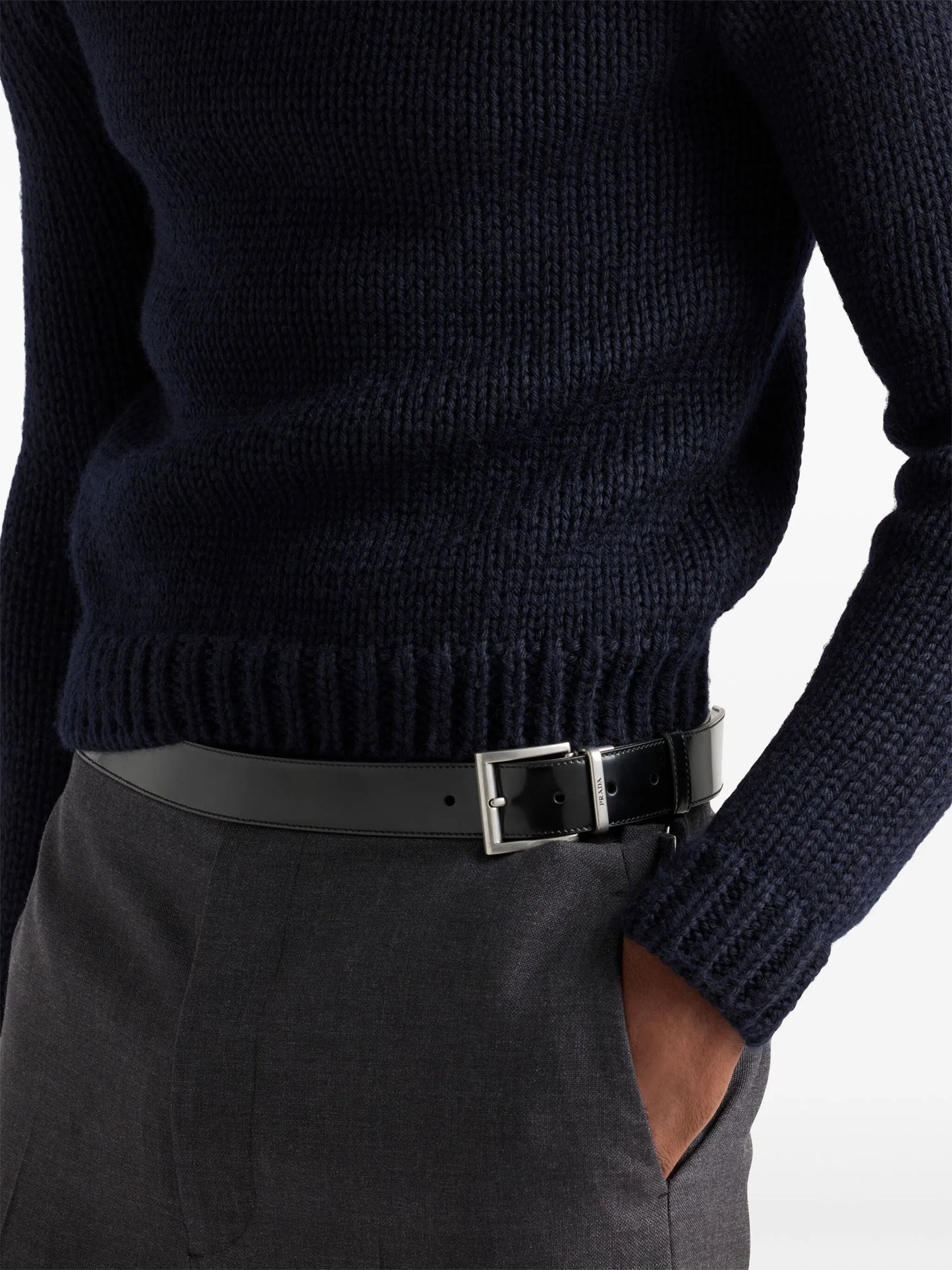 hooded wool jumper
