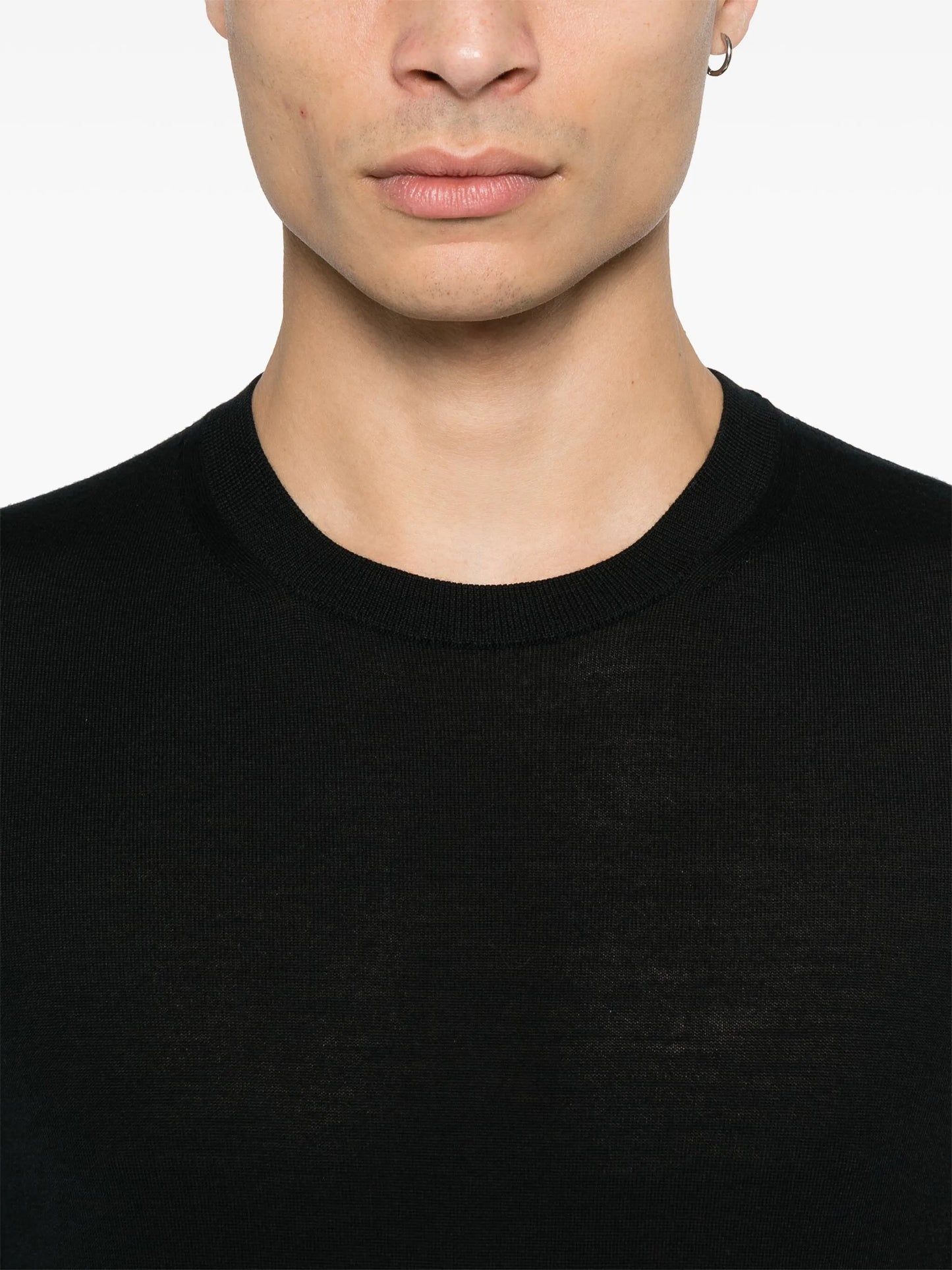 fine-knit sweater