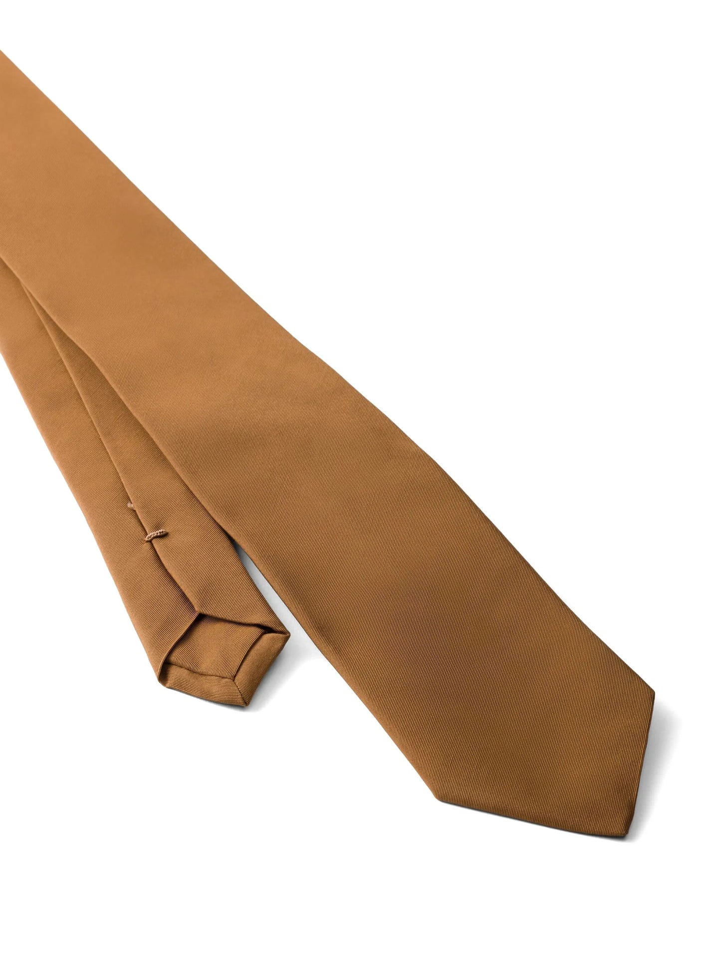 pointed-tip silk tie