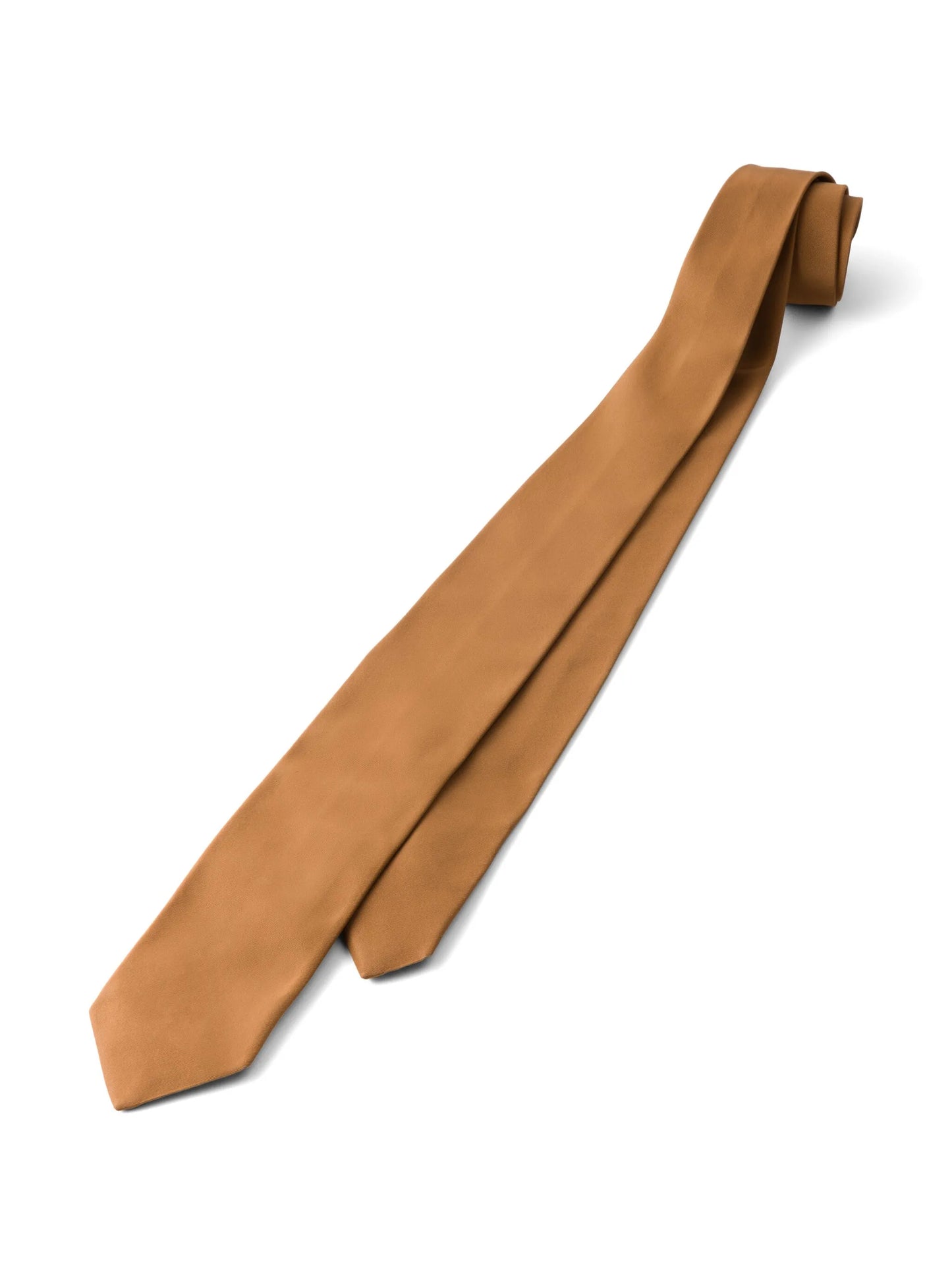 pointed-tip silk tie