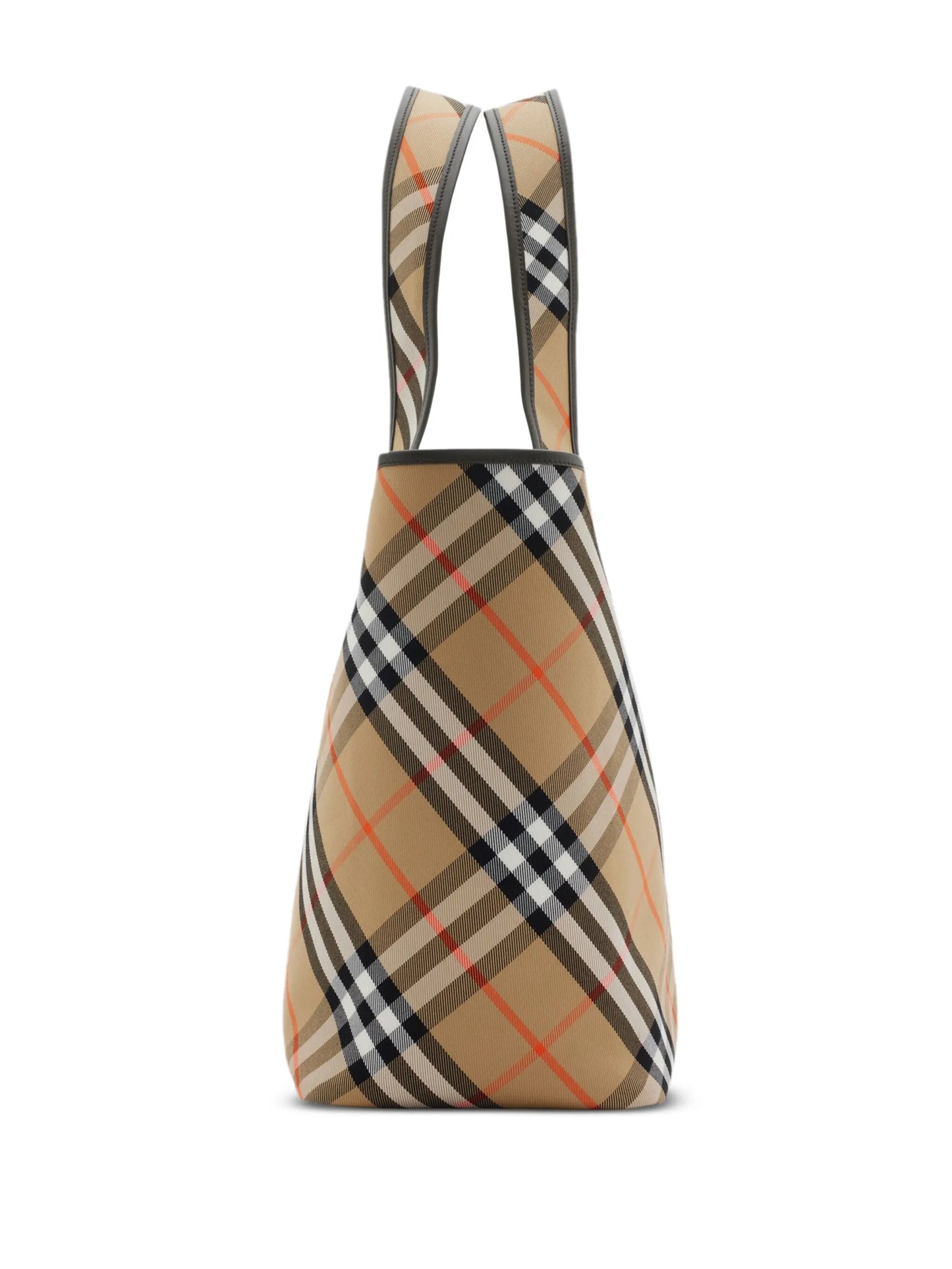 medium check tote bag