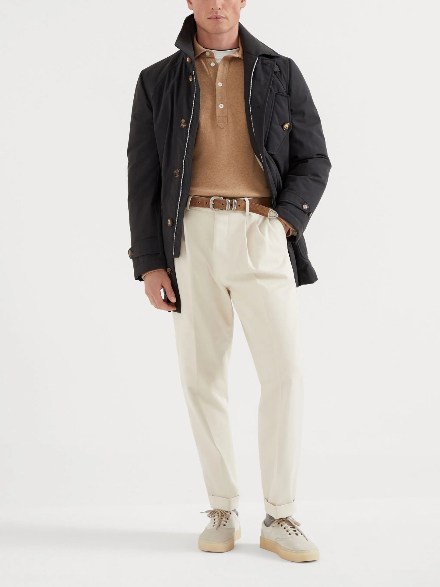 cashmere polo shirt