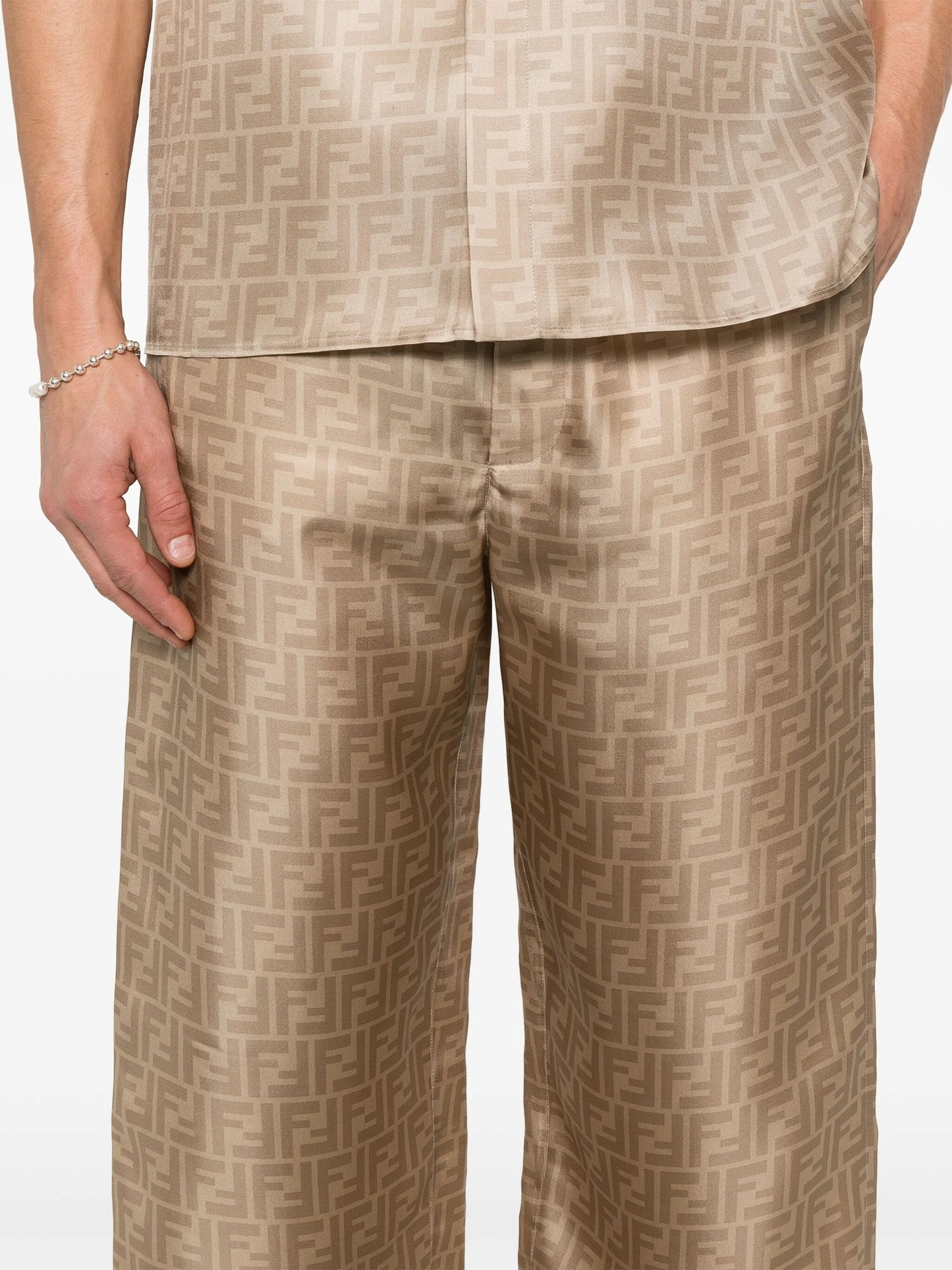 FF silk trousers