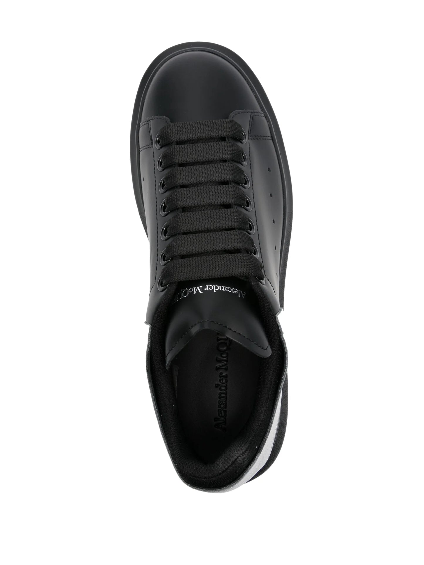 Oversized leather sneakers