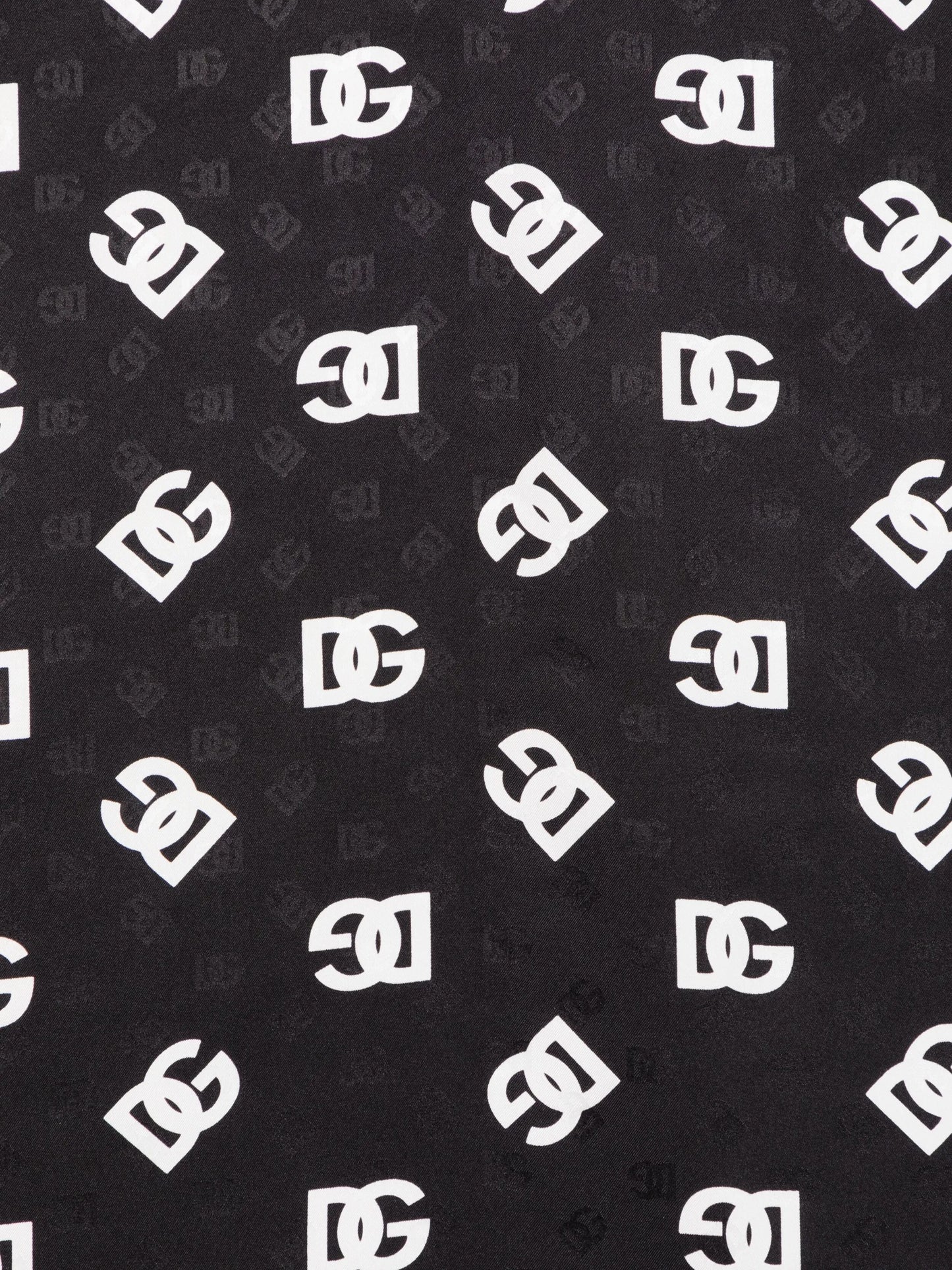 DG logo silk scarf