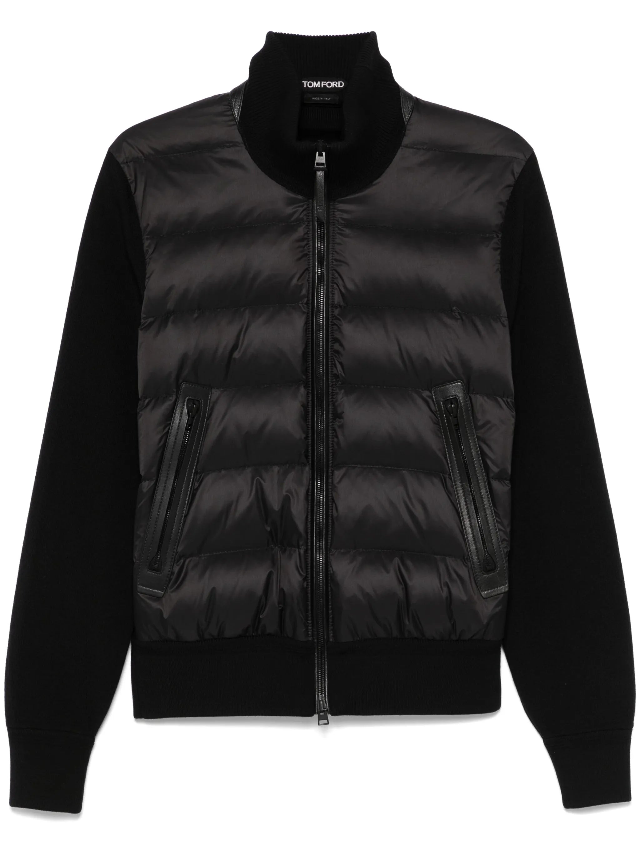panelled down jacket