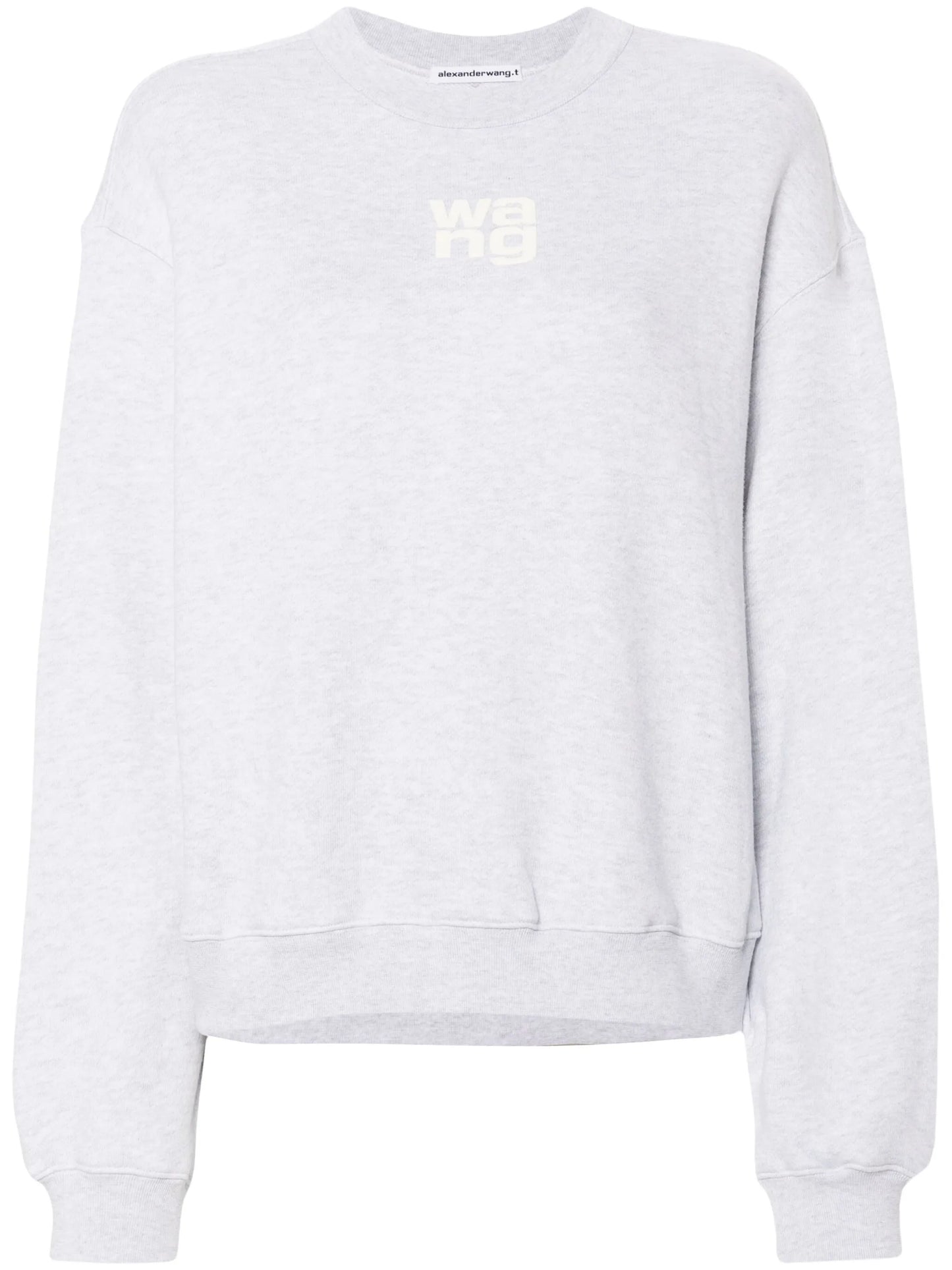 logo-embossed cotton sweatshirt
