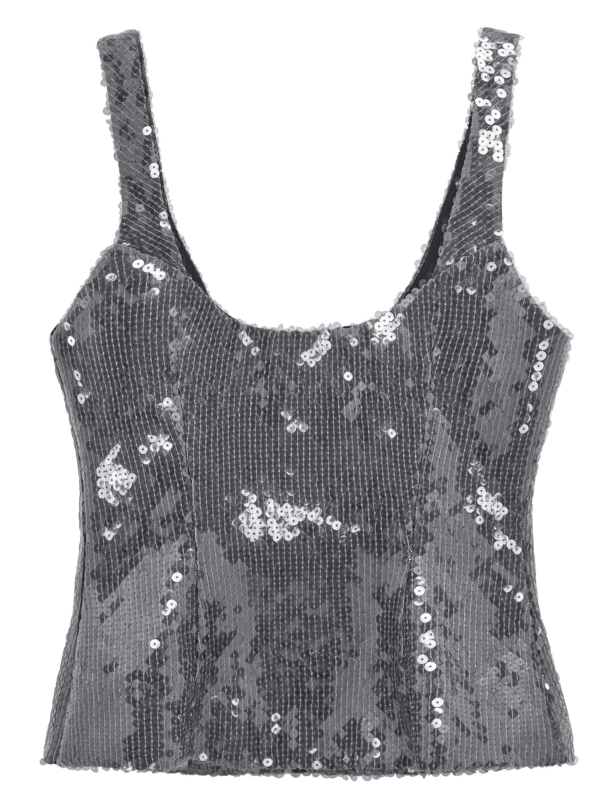 Devereau sequin-embellished top