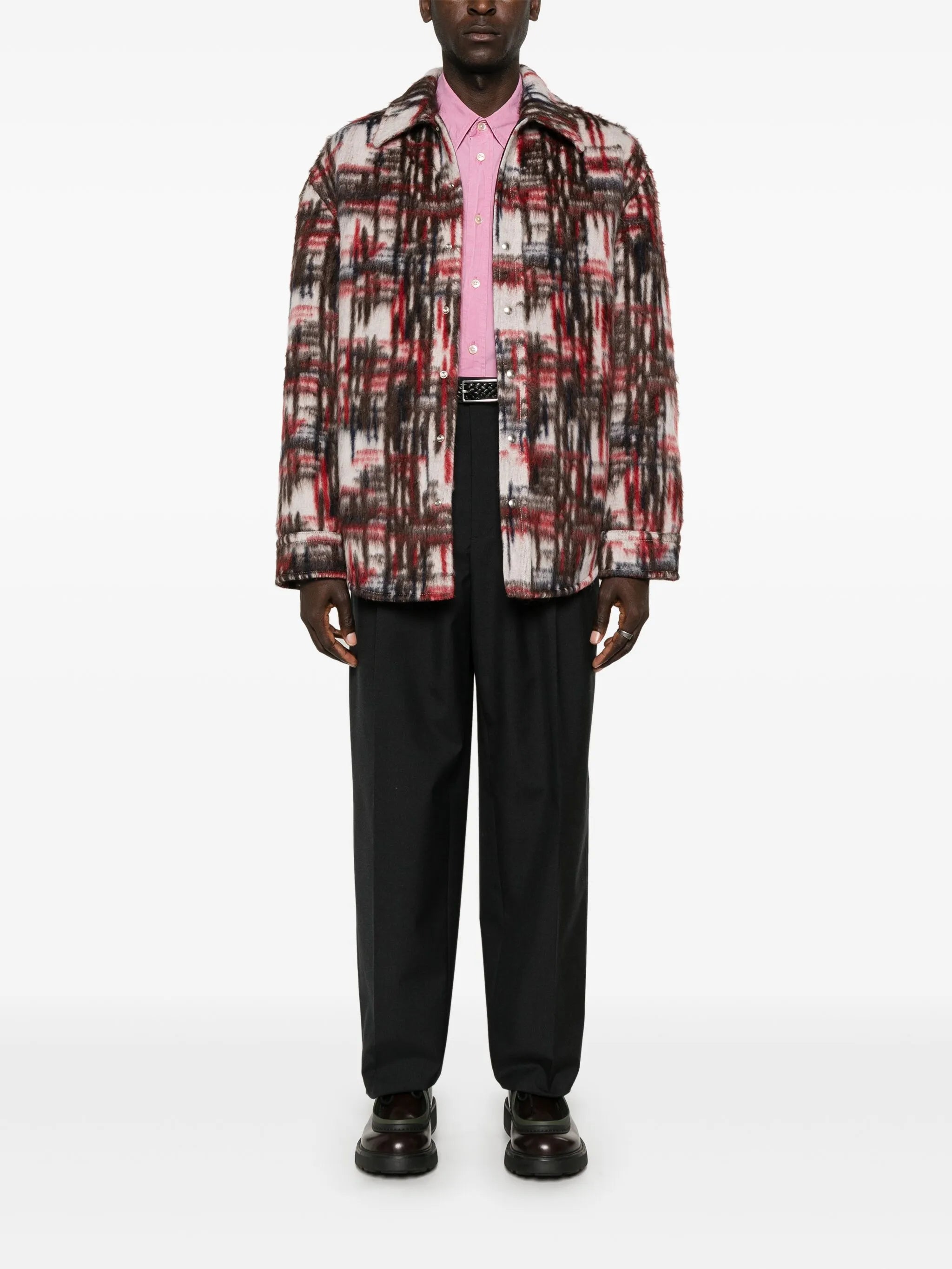 checked shirt jacket