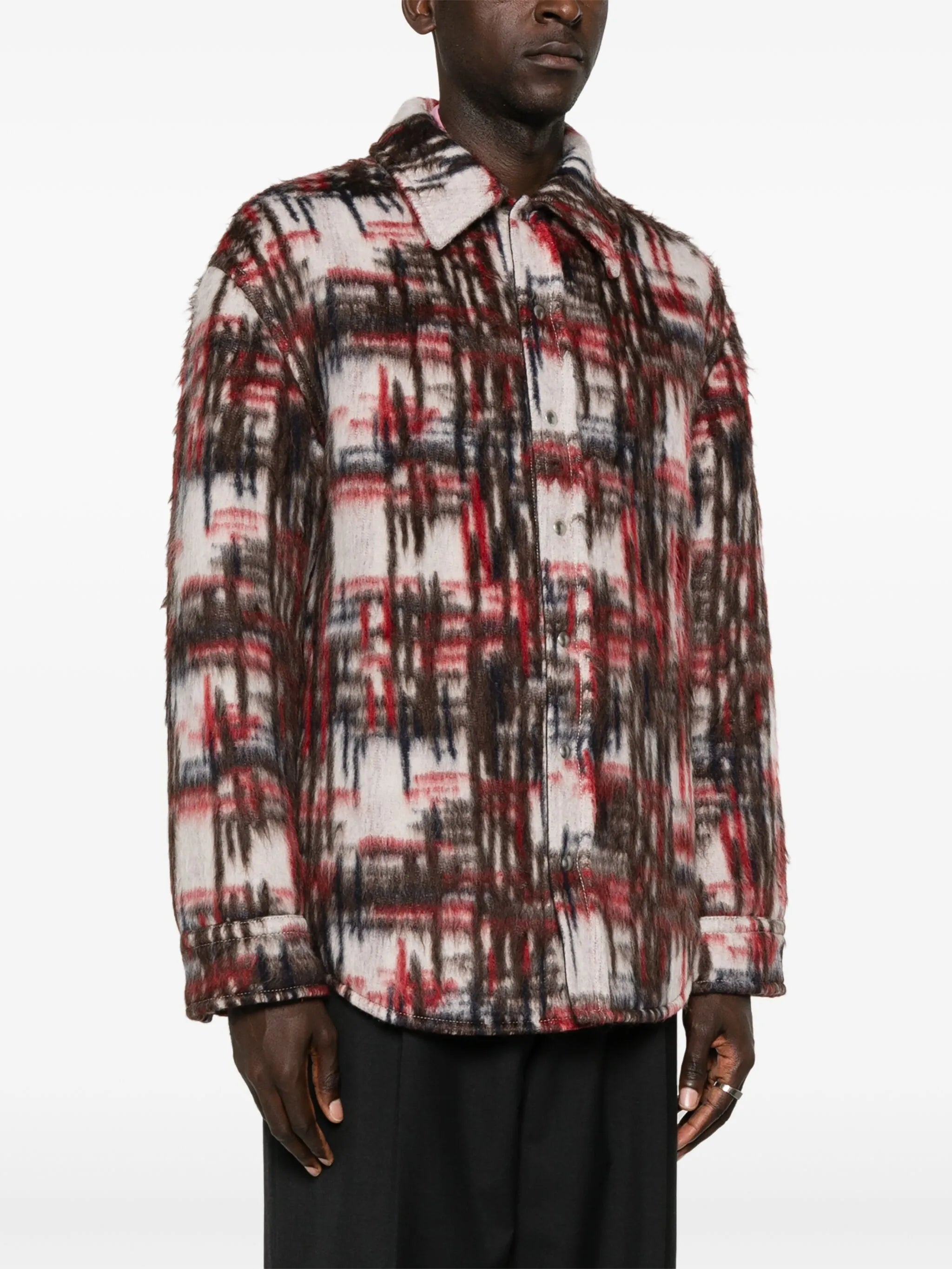 checked shirt jacket