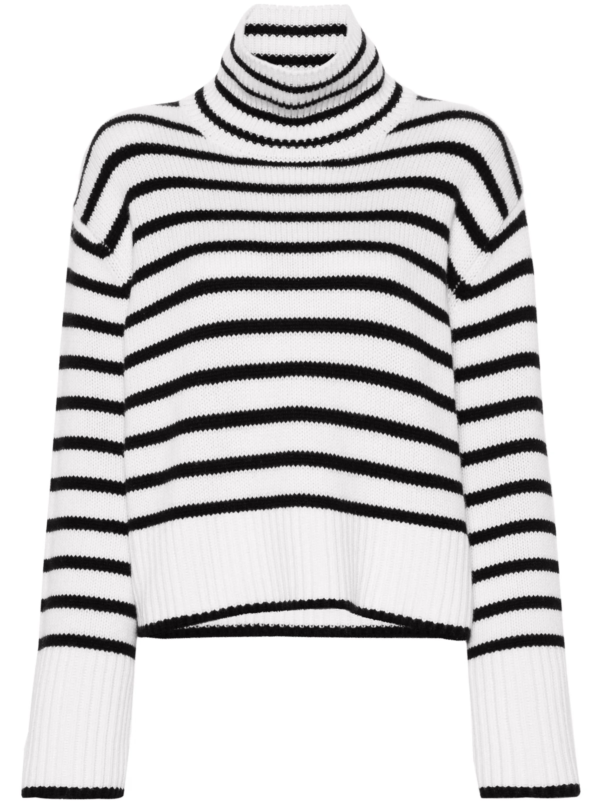 Fleur striped cashmere jumper