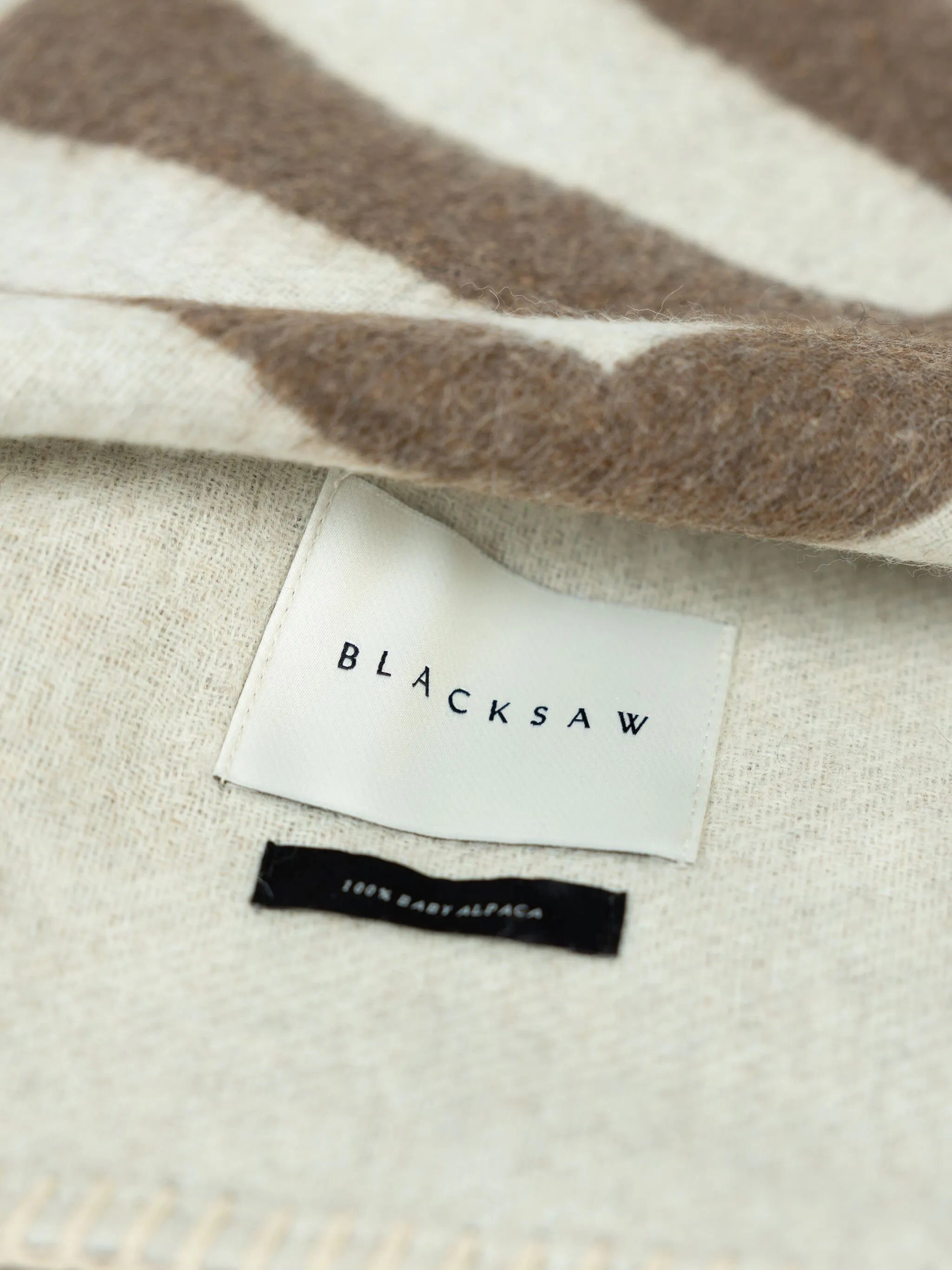 Rosin alpaca-wool blanket (178cm x 135cm)
