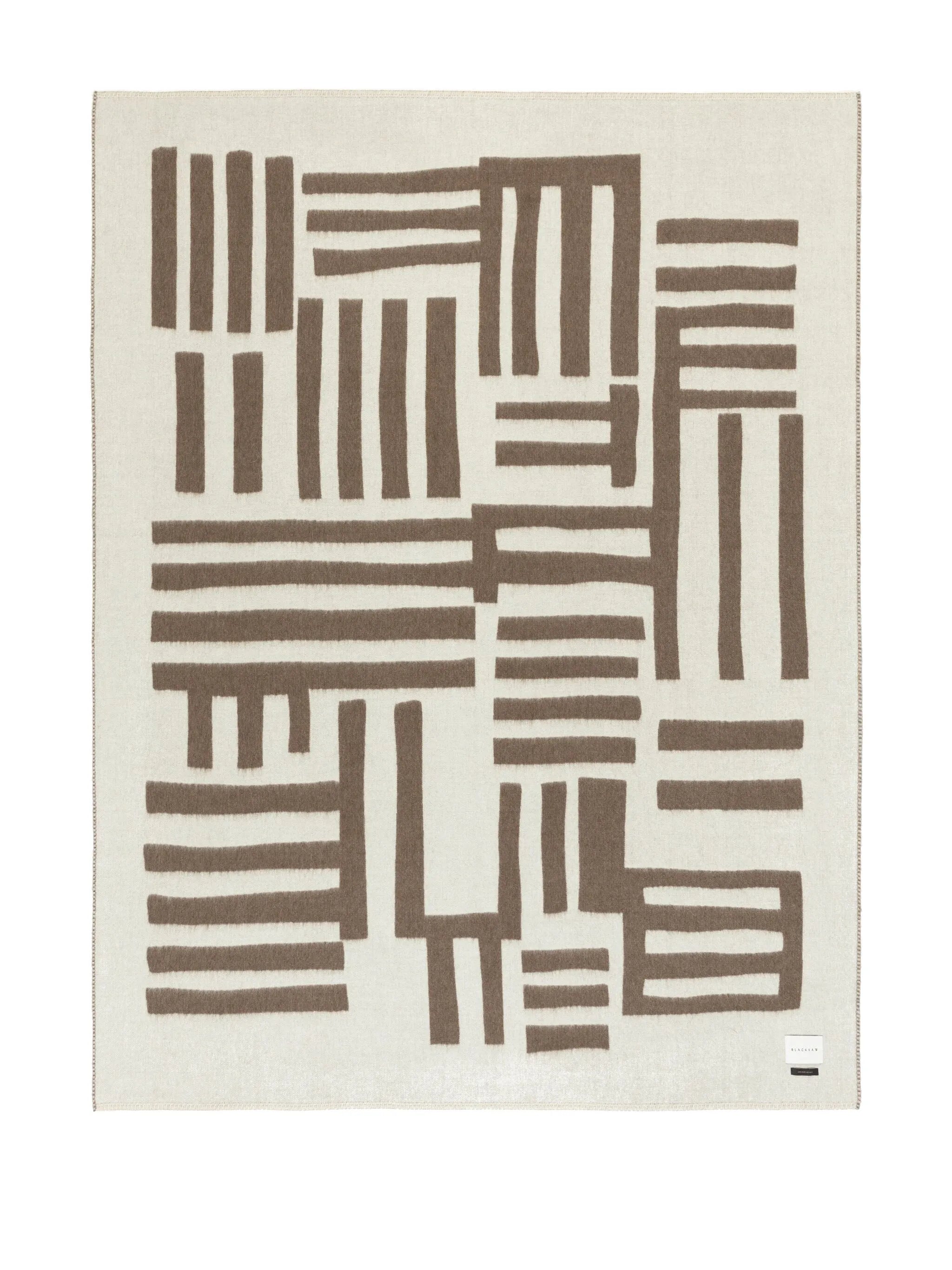 Rosin alpaca-wool blanket (178cm x 135cm)