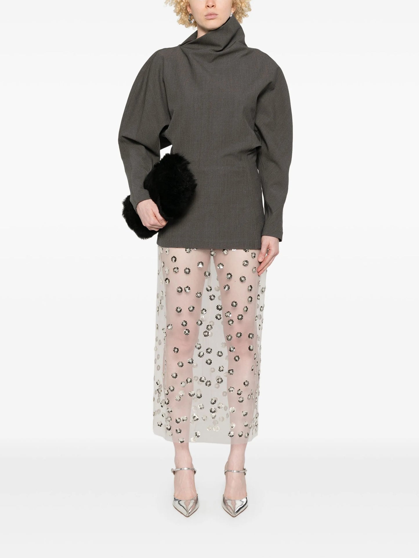 asymmetric-neck top