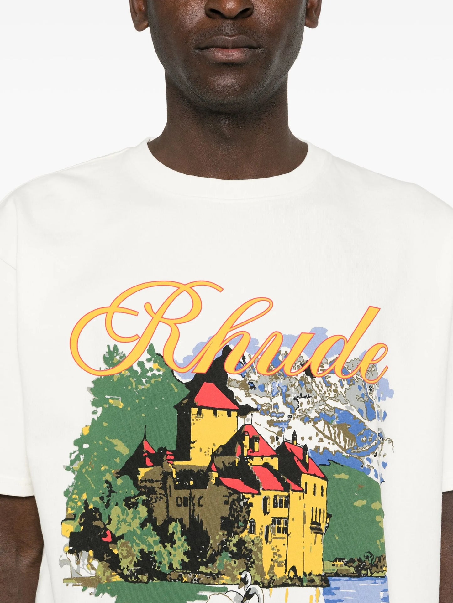 logo-print cotton T-shirt