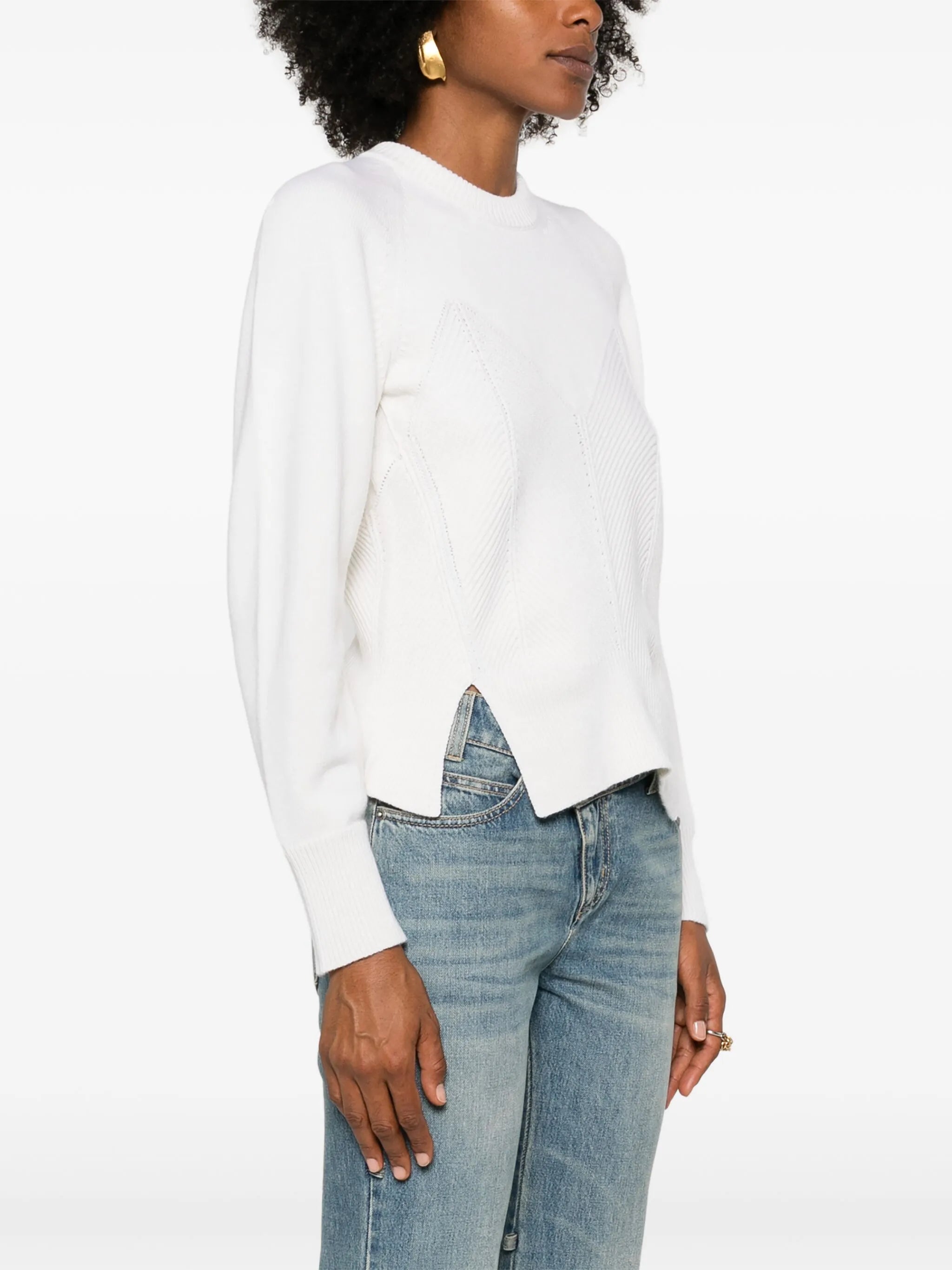 geometric-pattern sweater