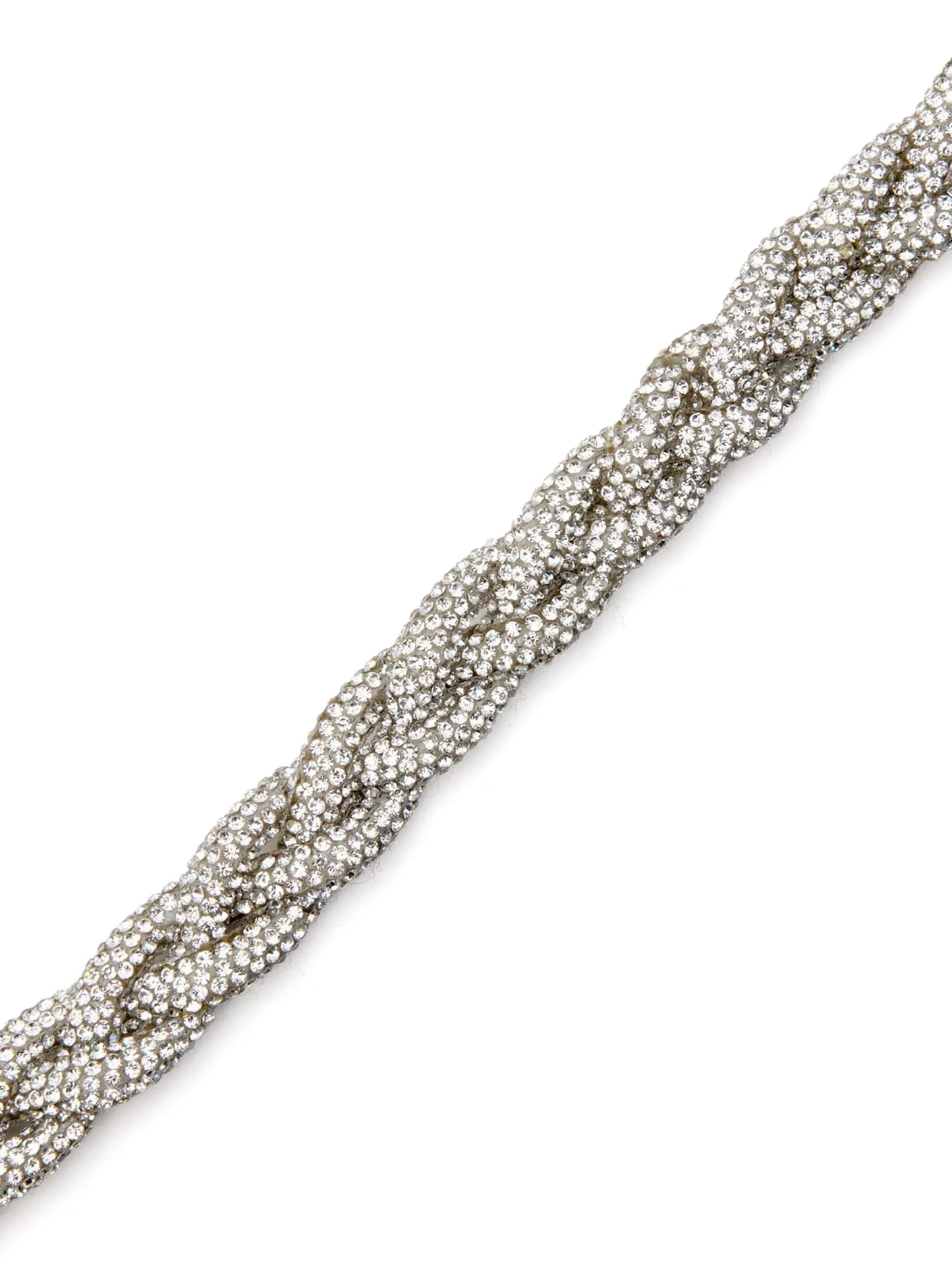 Yua crystal-embellished choker