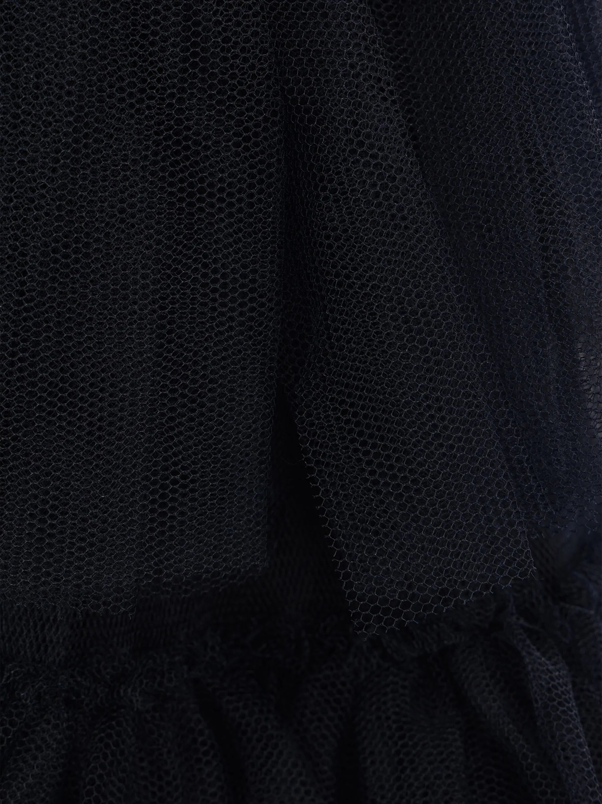 tulle midi skirt