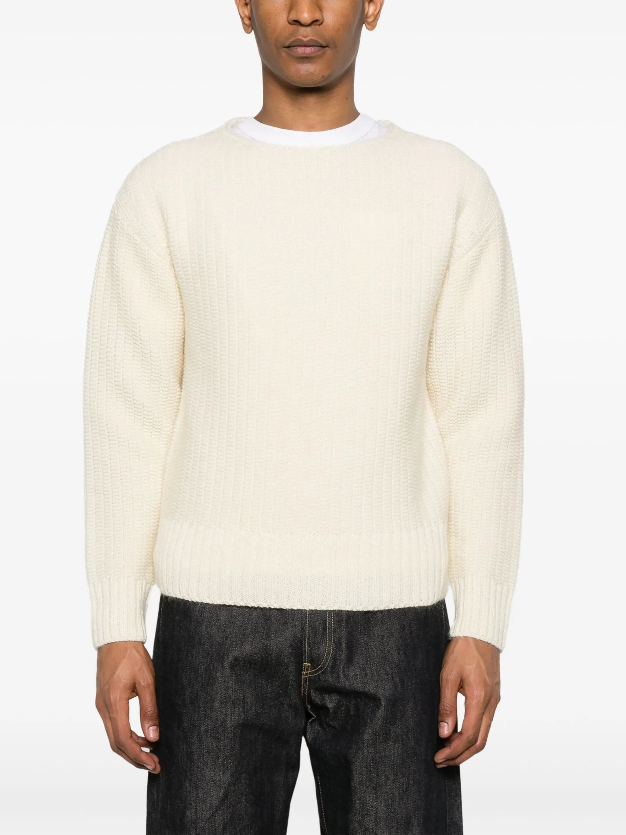 boat-neck sweater