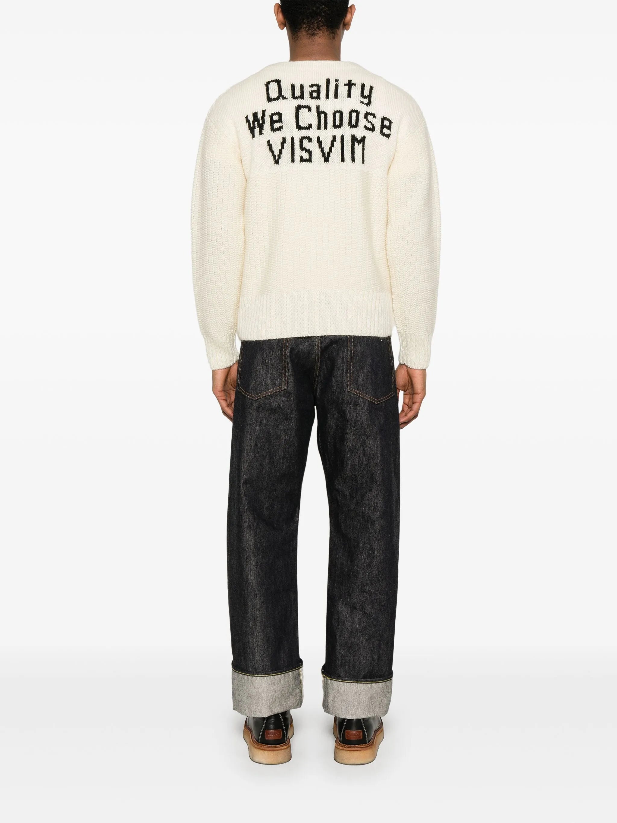 boat-neck sweater