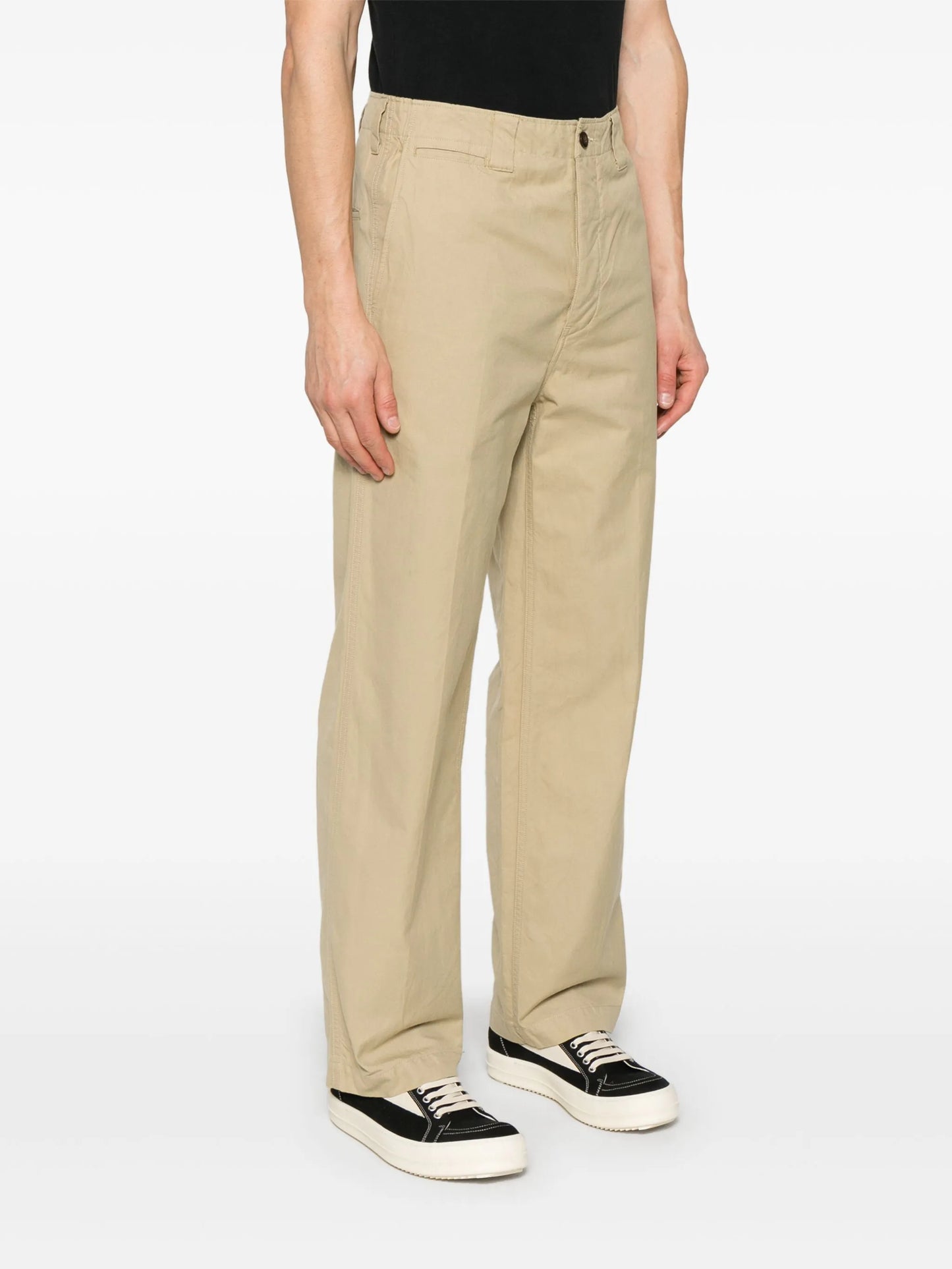 wide-leg chinos