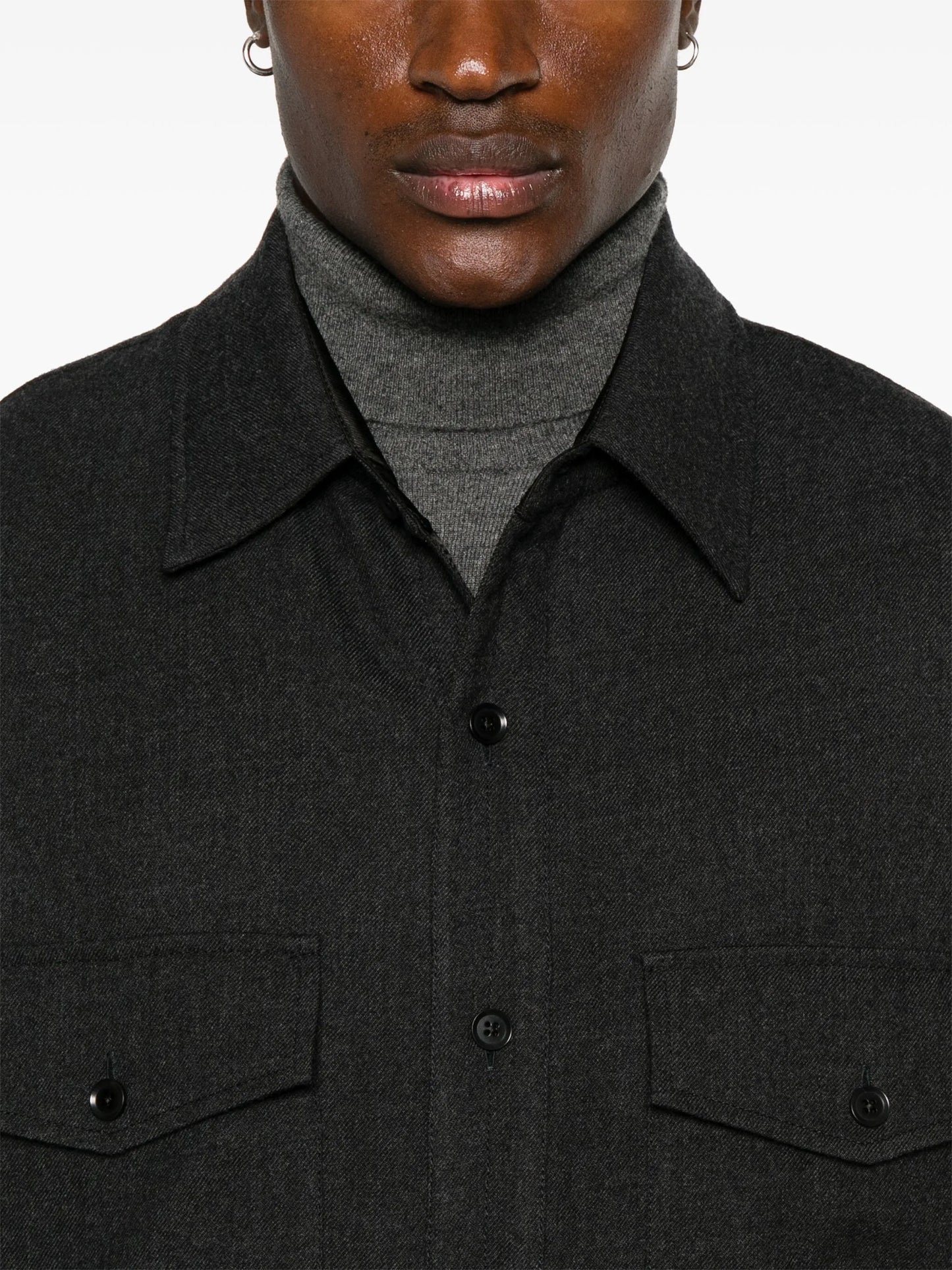 virgin-wool shirt