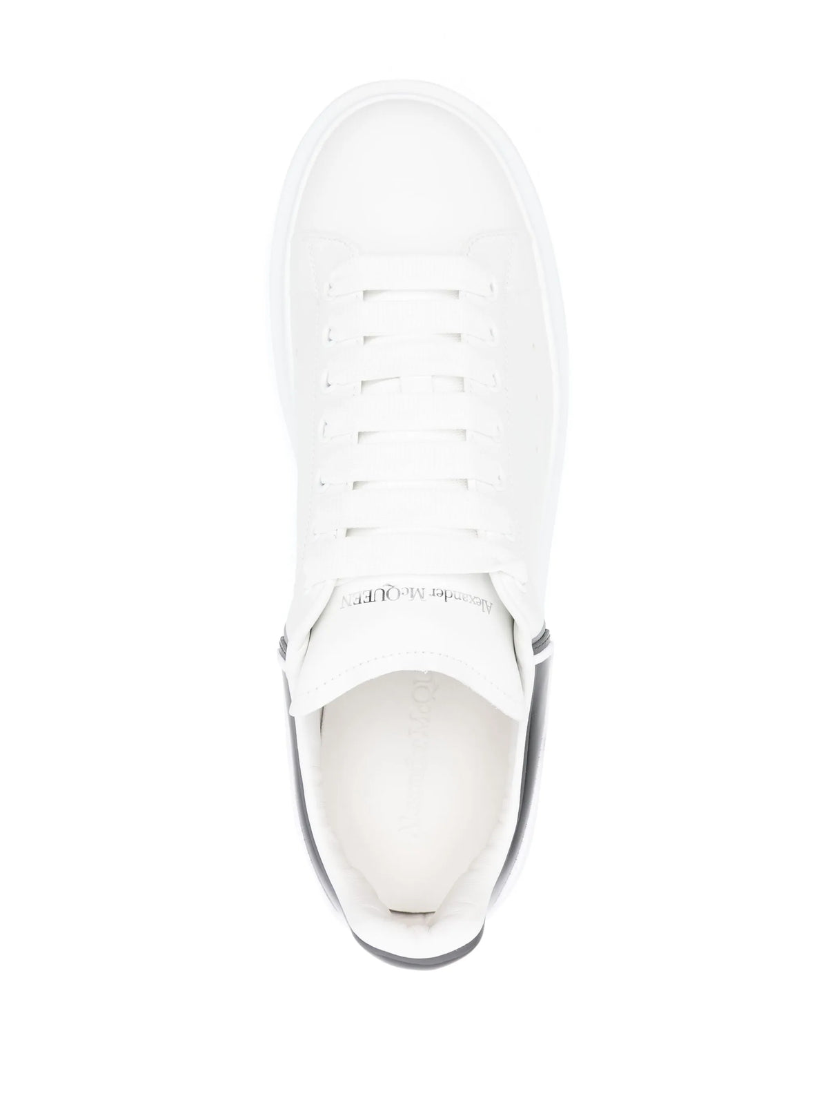 Oversized leather sneakers