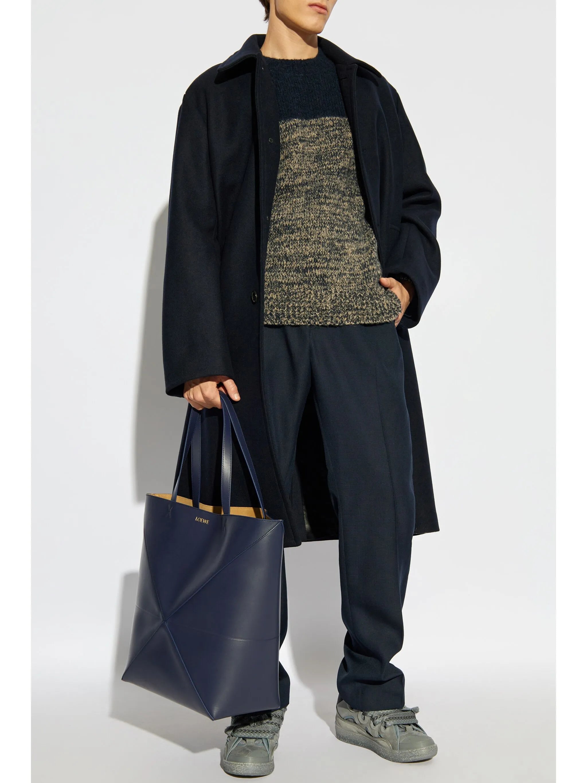 colour-block jumper