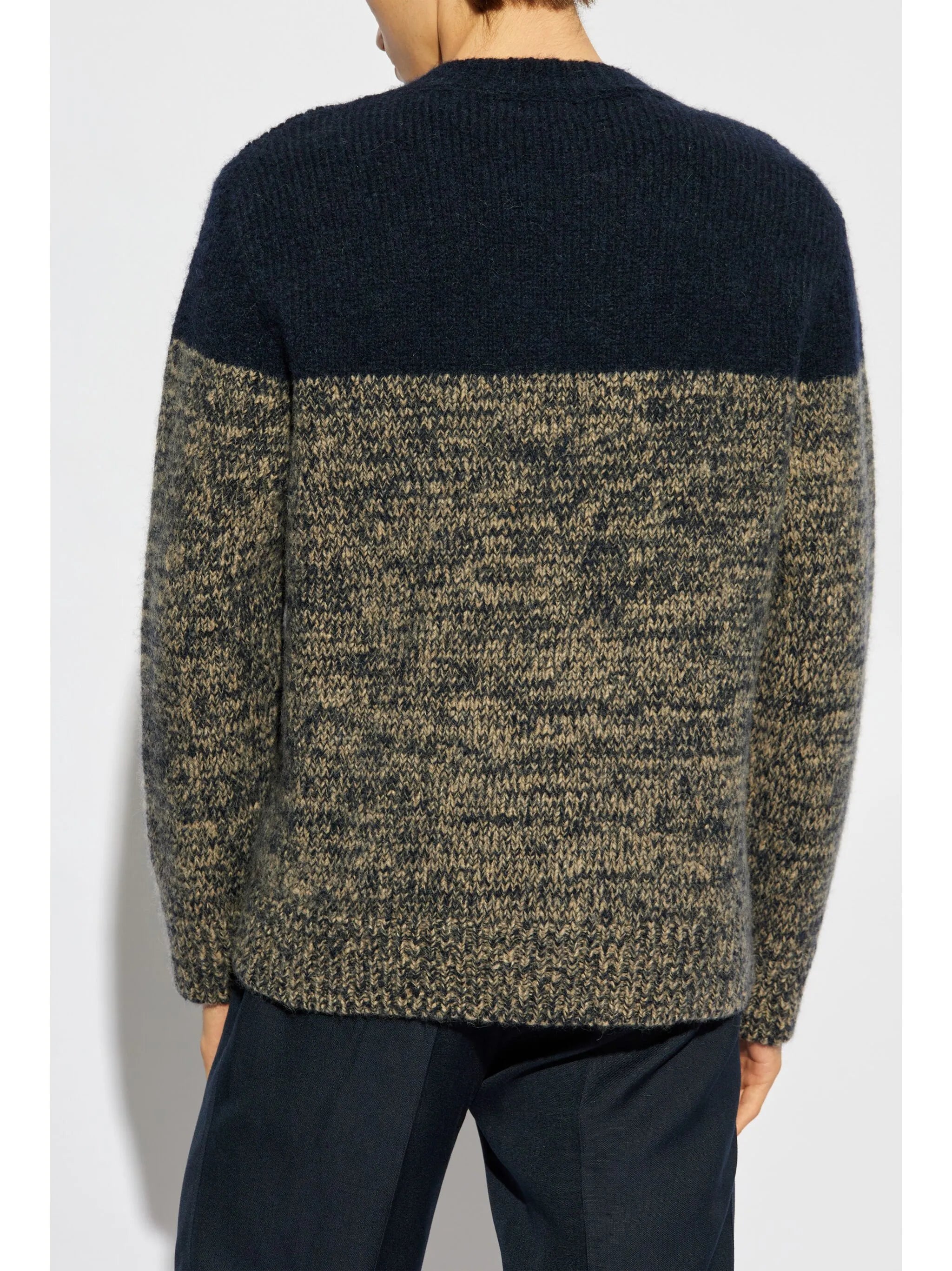colour-block jumper
