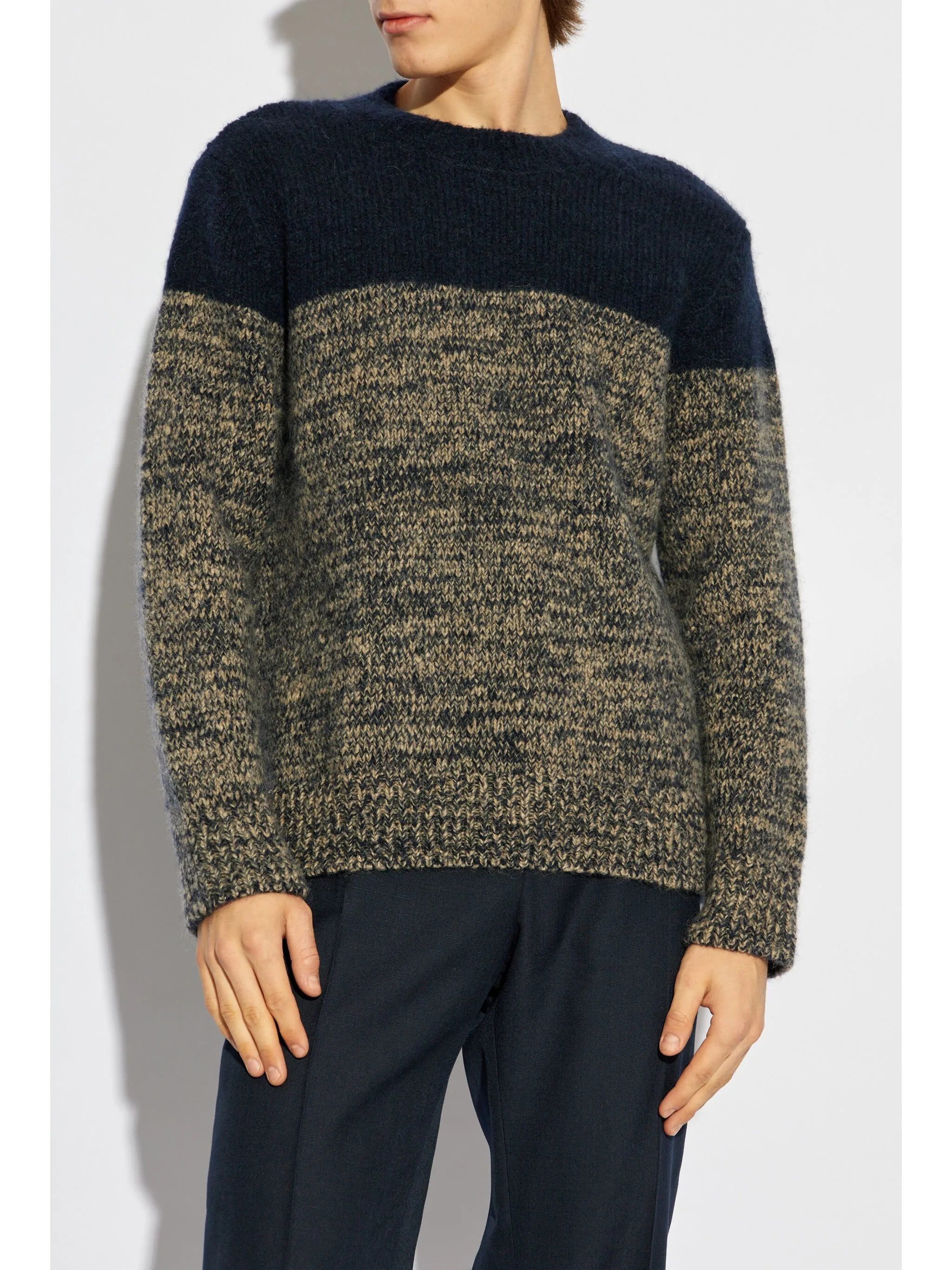 colour-block jumper
