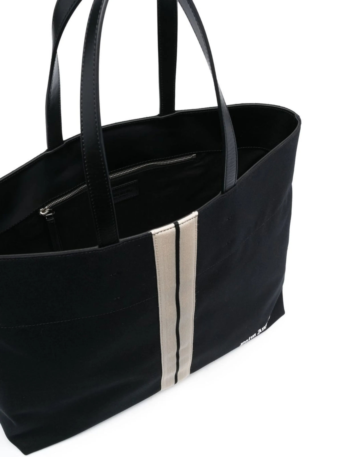 logo-print tote bag