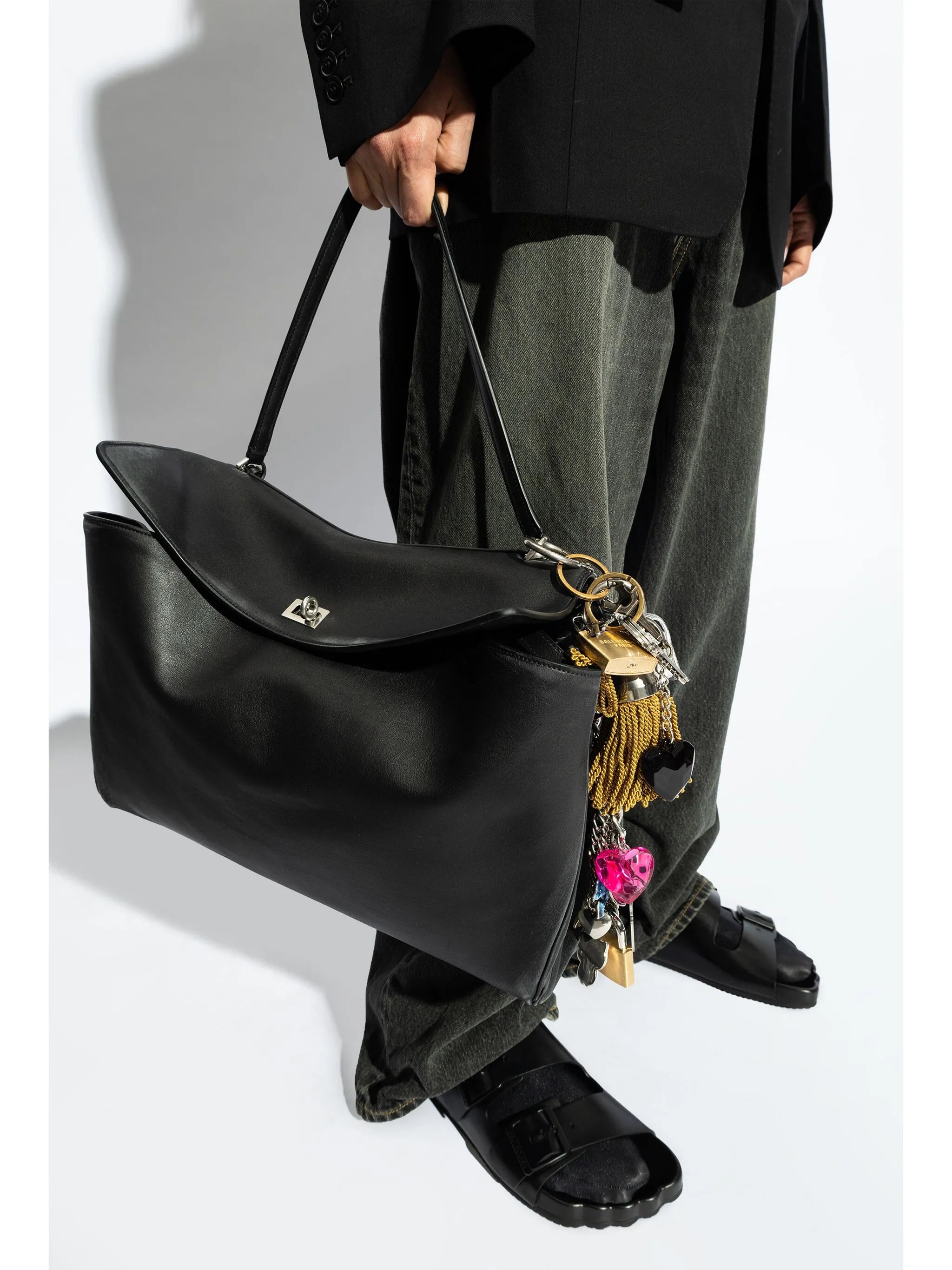 large Rodeo distressed-effect tote bag