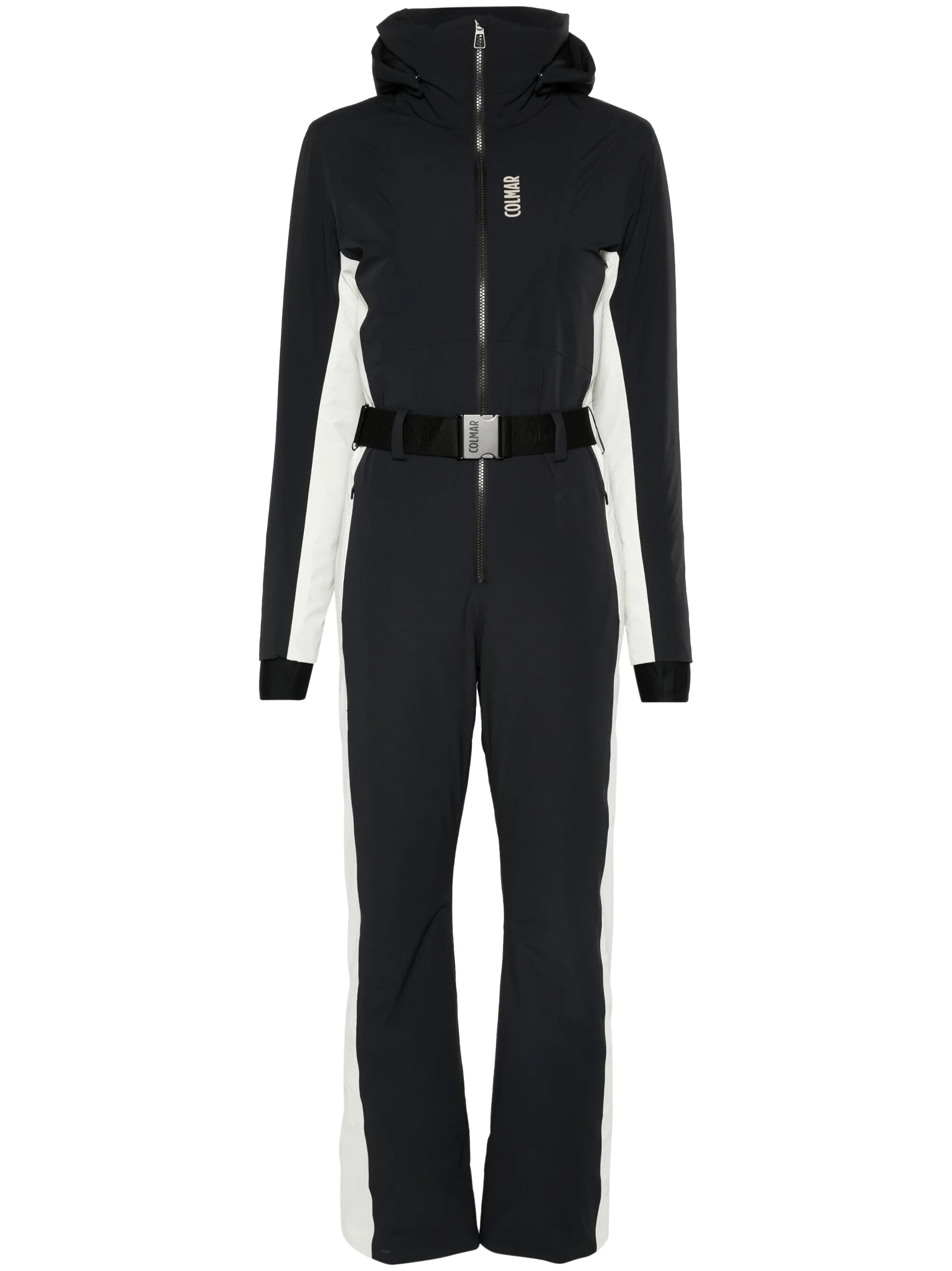 belted ski all-in-one
