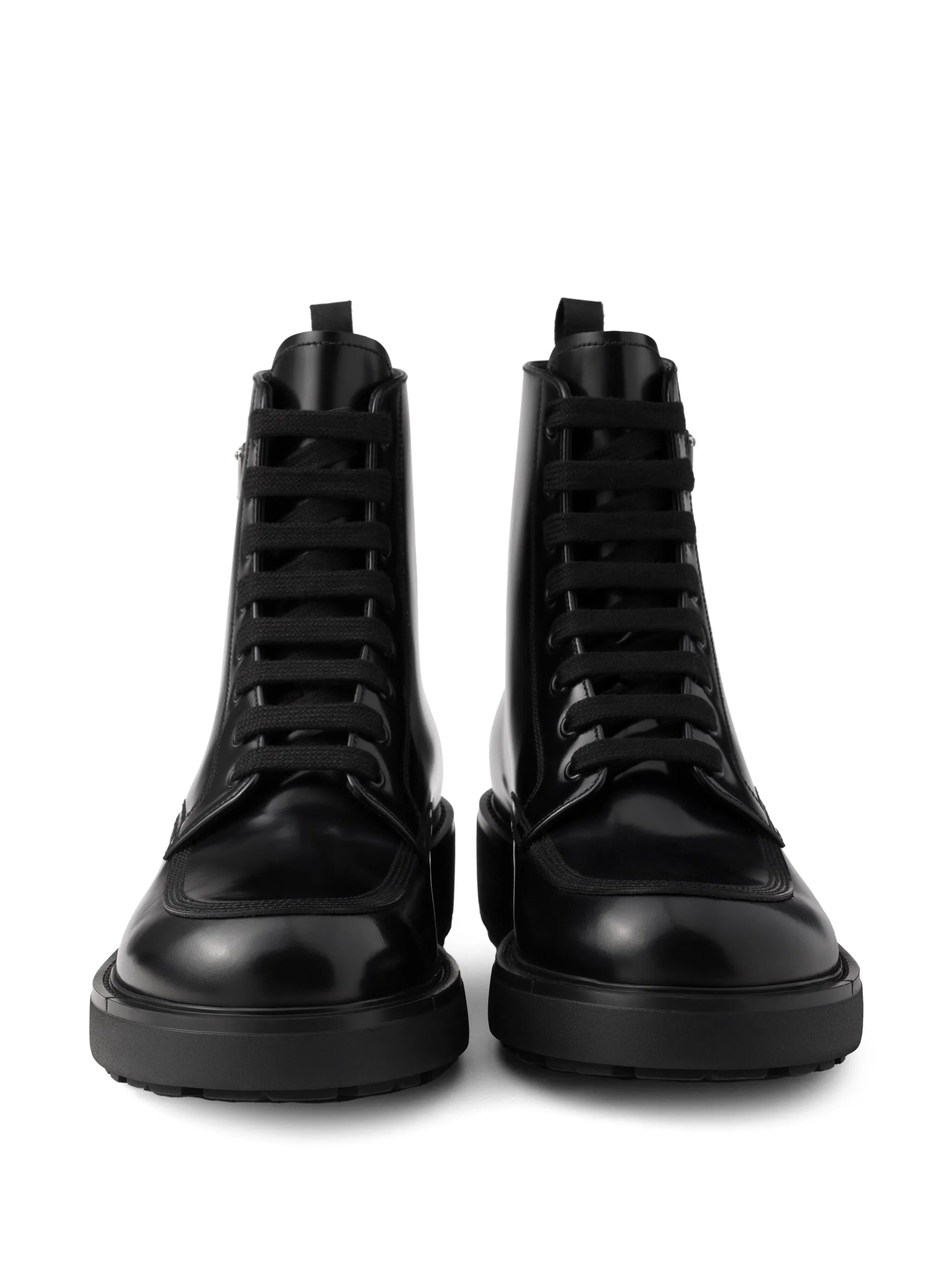 brushed-leather boots