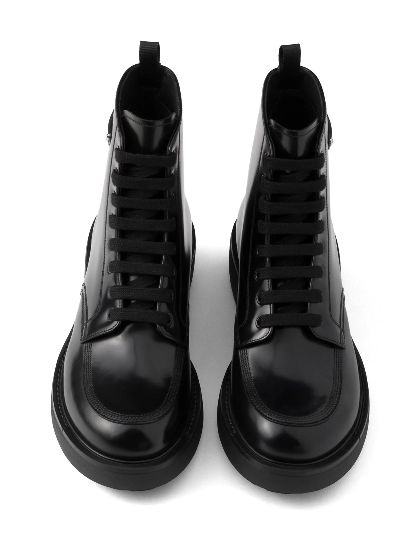 brushed-leather boots