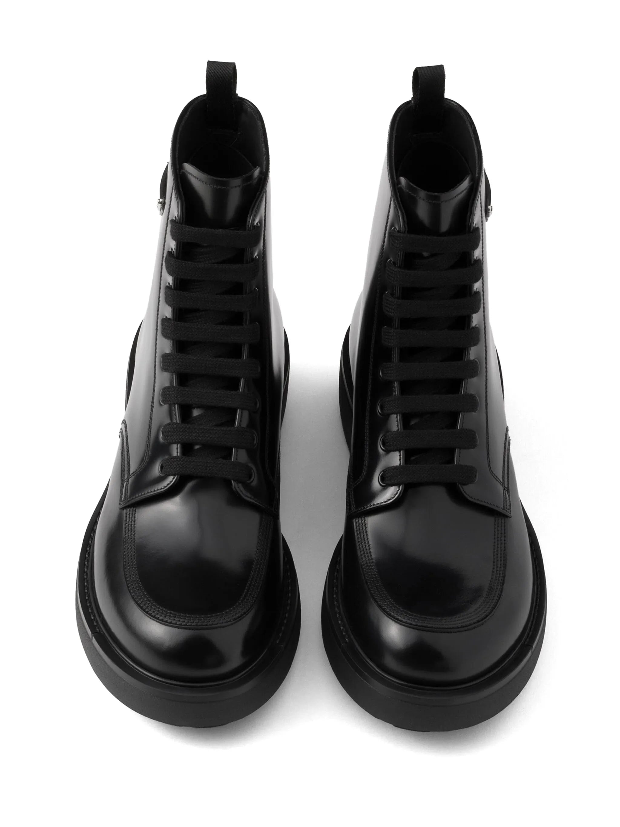 brushed-leather boots