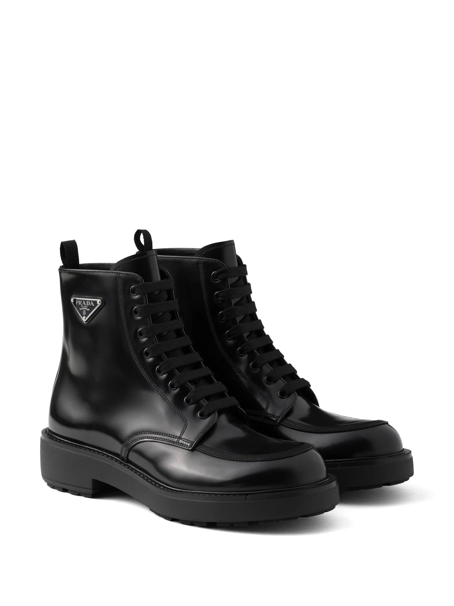 brushed-leather boots