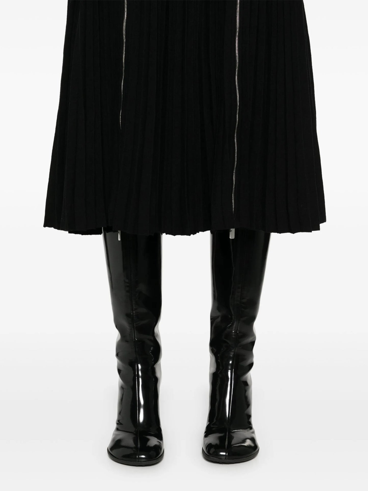 pleated dress