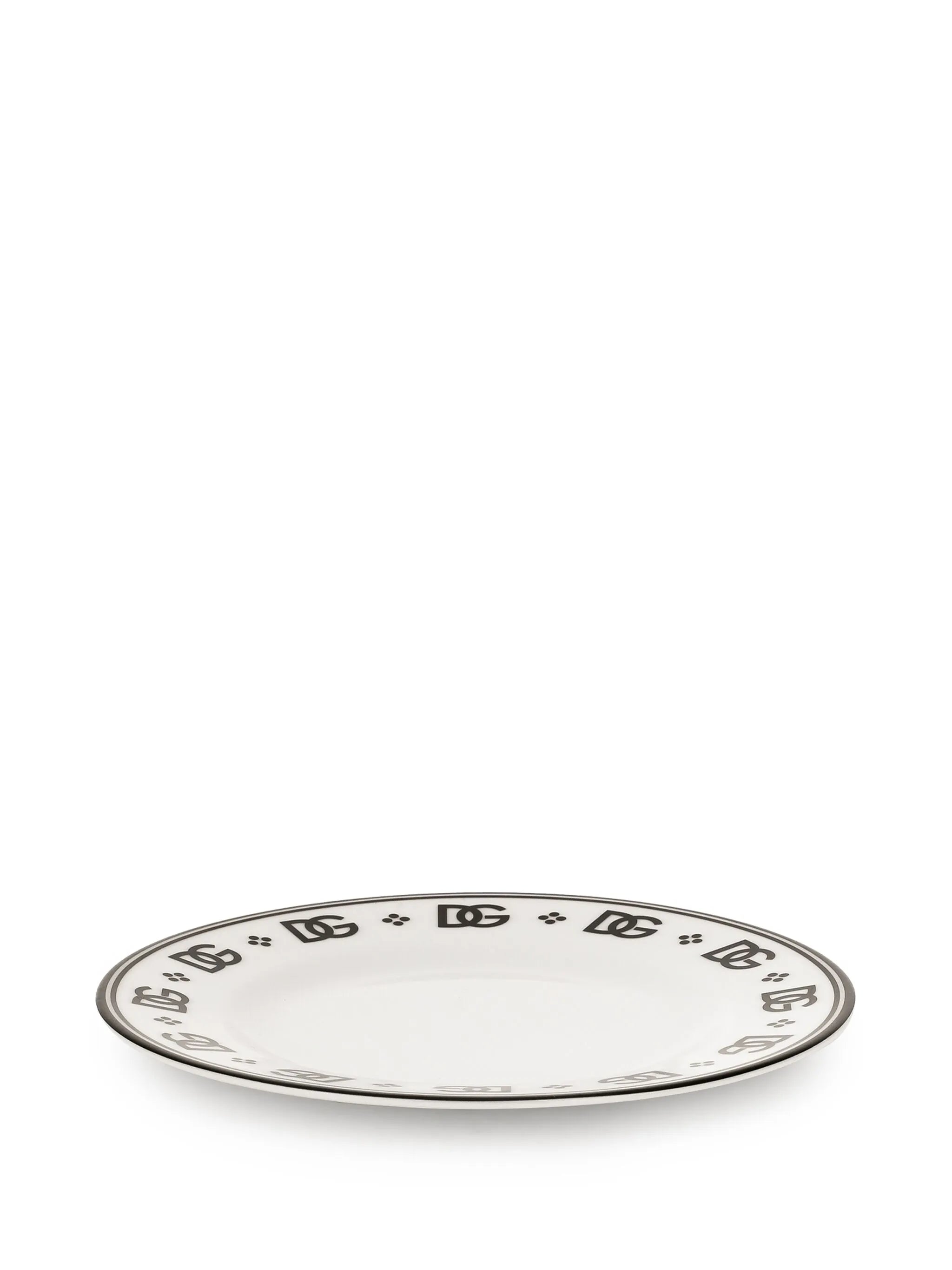 DG logo porcelain plate (set of two)