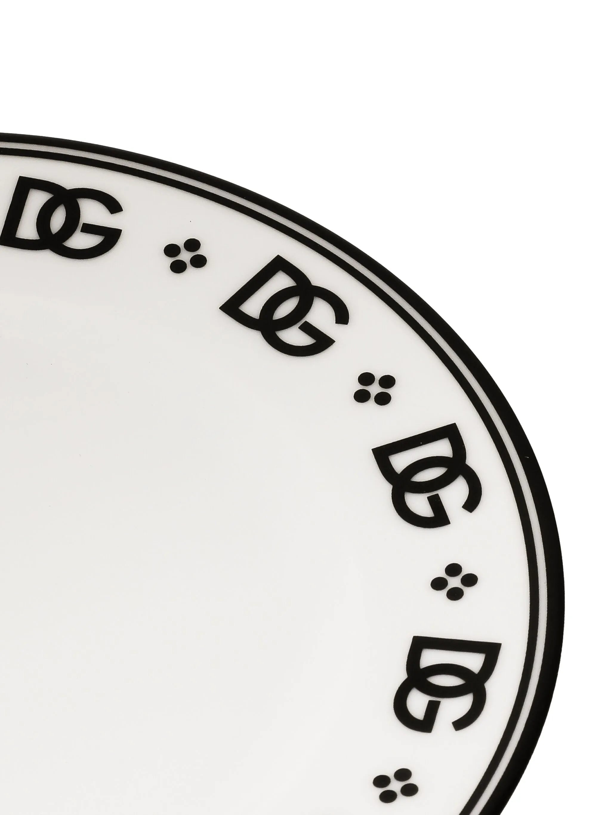DG logo porcelain plate (set of two)