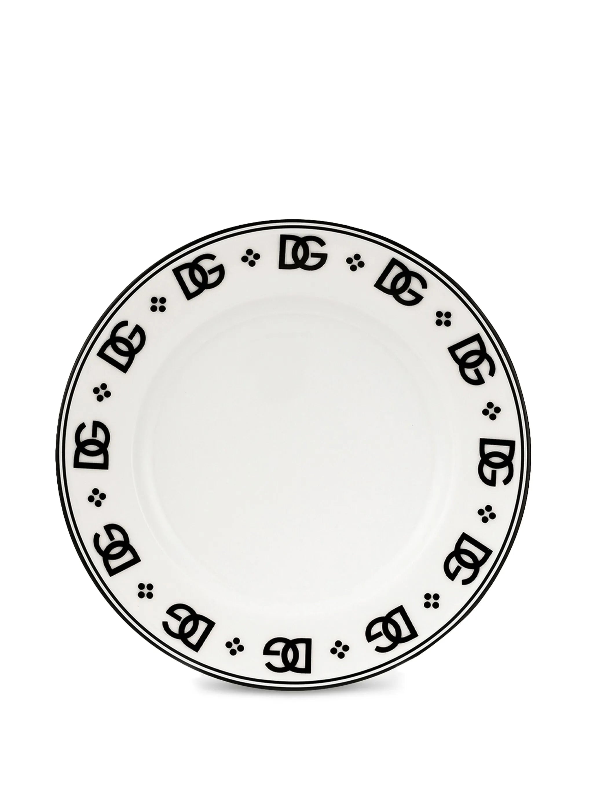 DG logo porcelain plate (set of two)