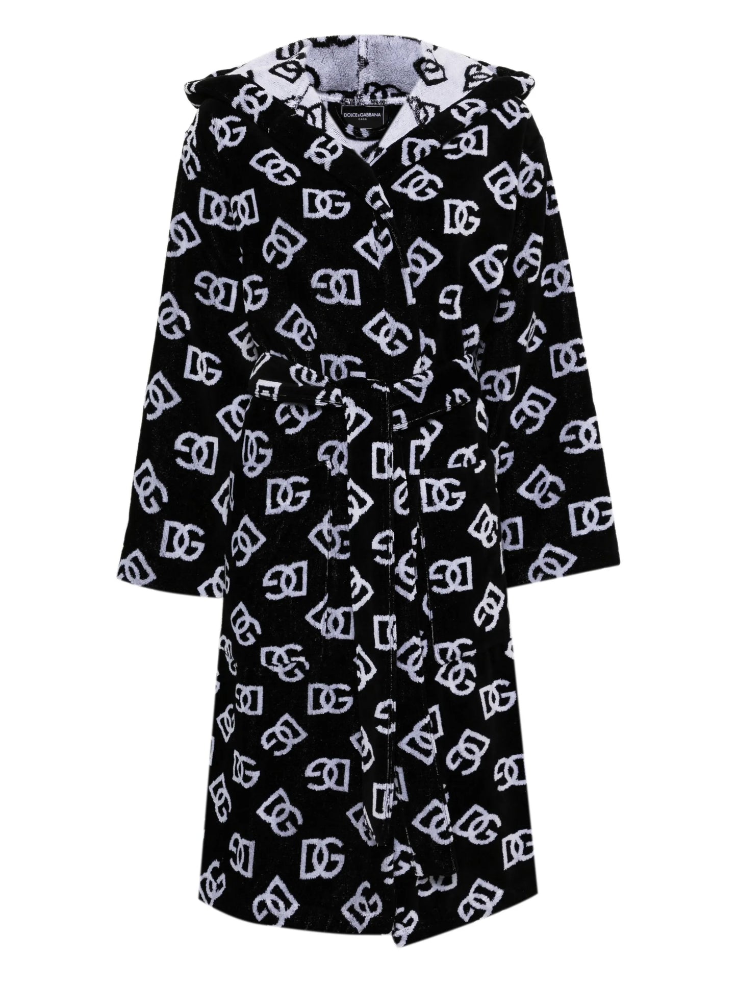 jacquard terry bath robe
