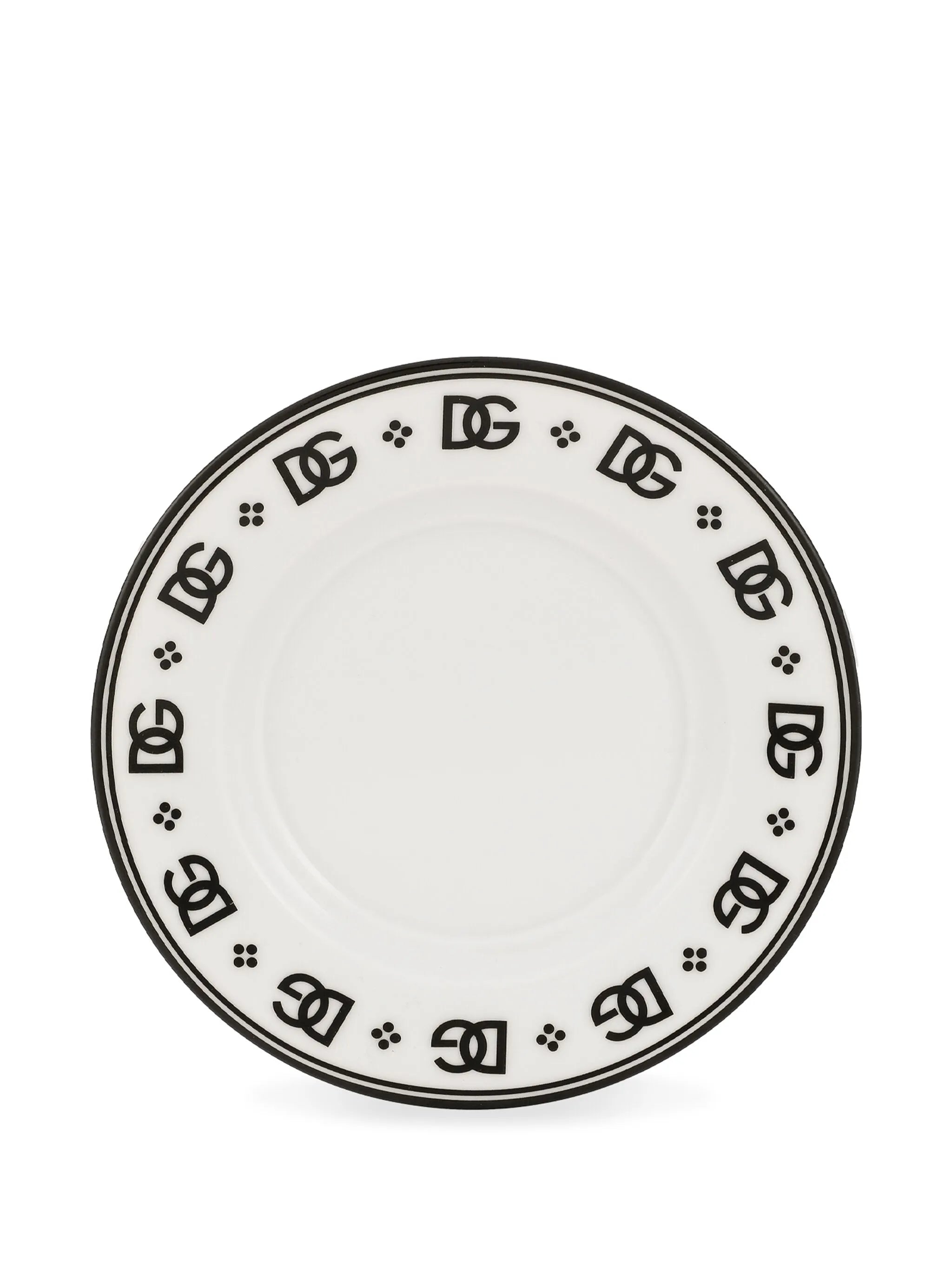 DG logo teacup and saucer (set of two)