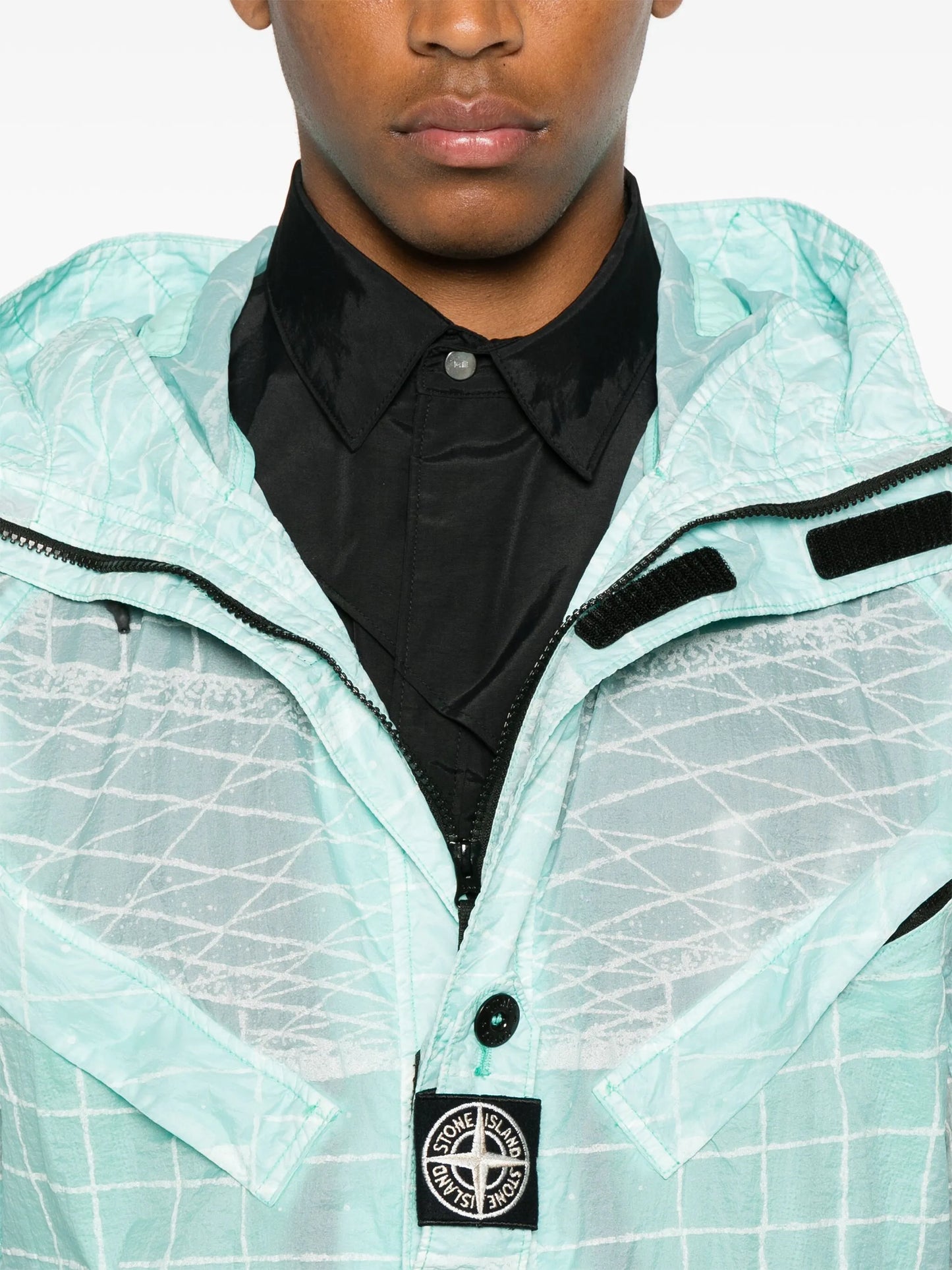 Compass-badge parka