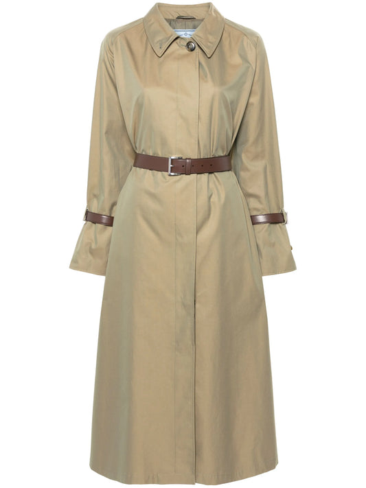 belted trench coat