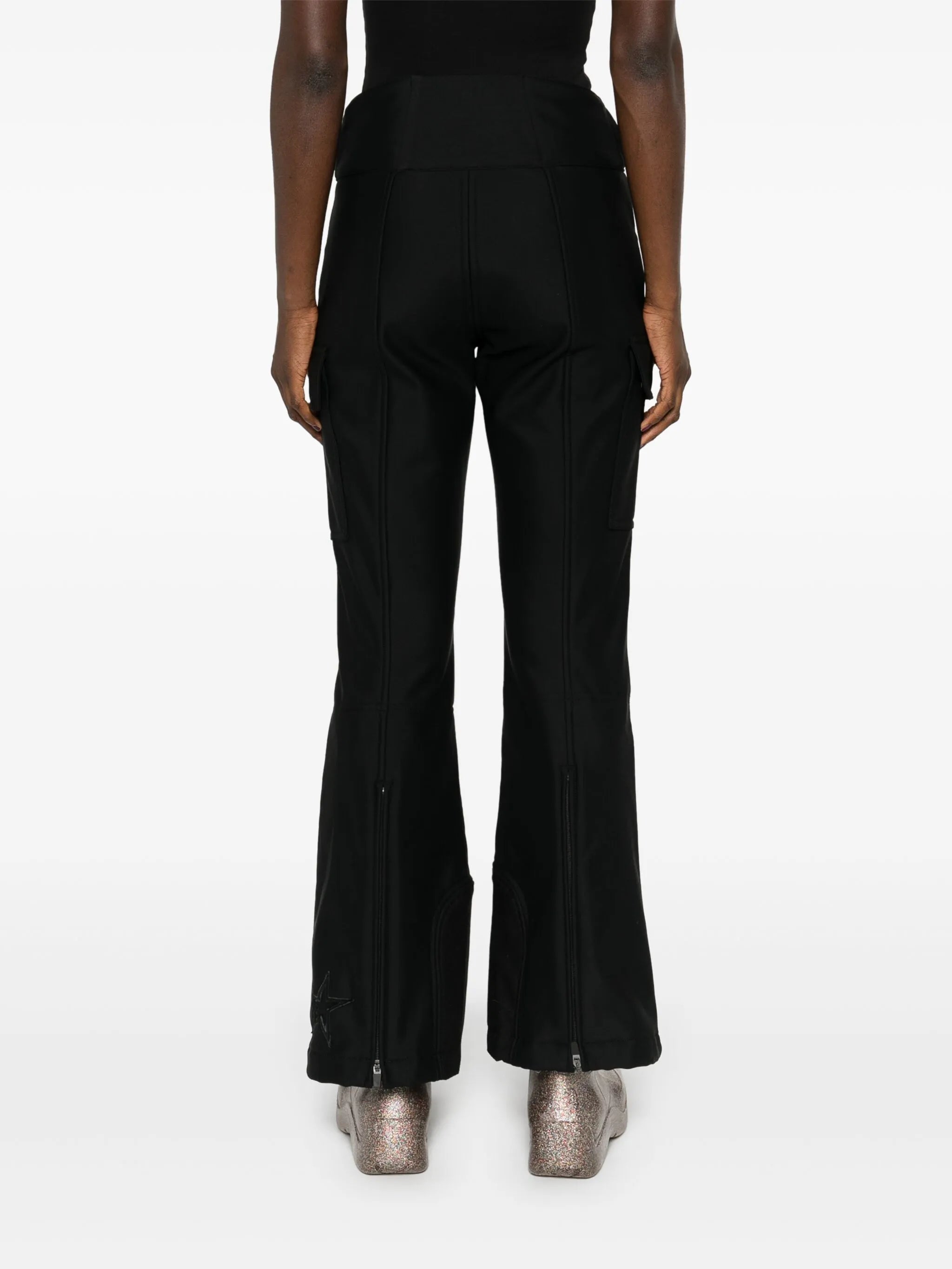 mid-rise cargo ski trousers
