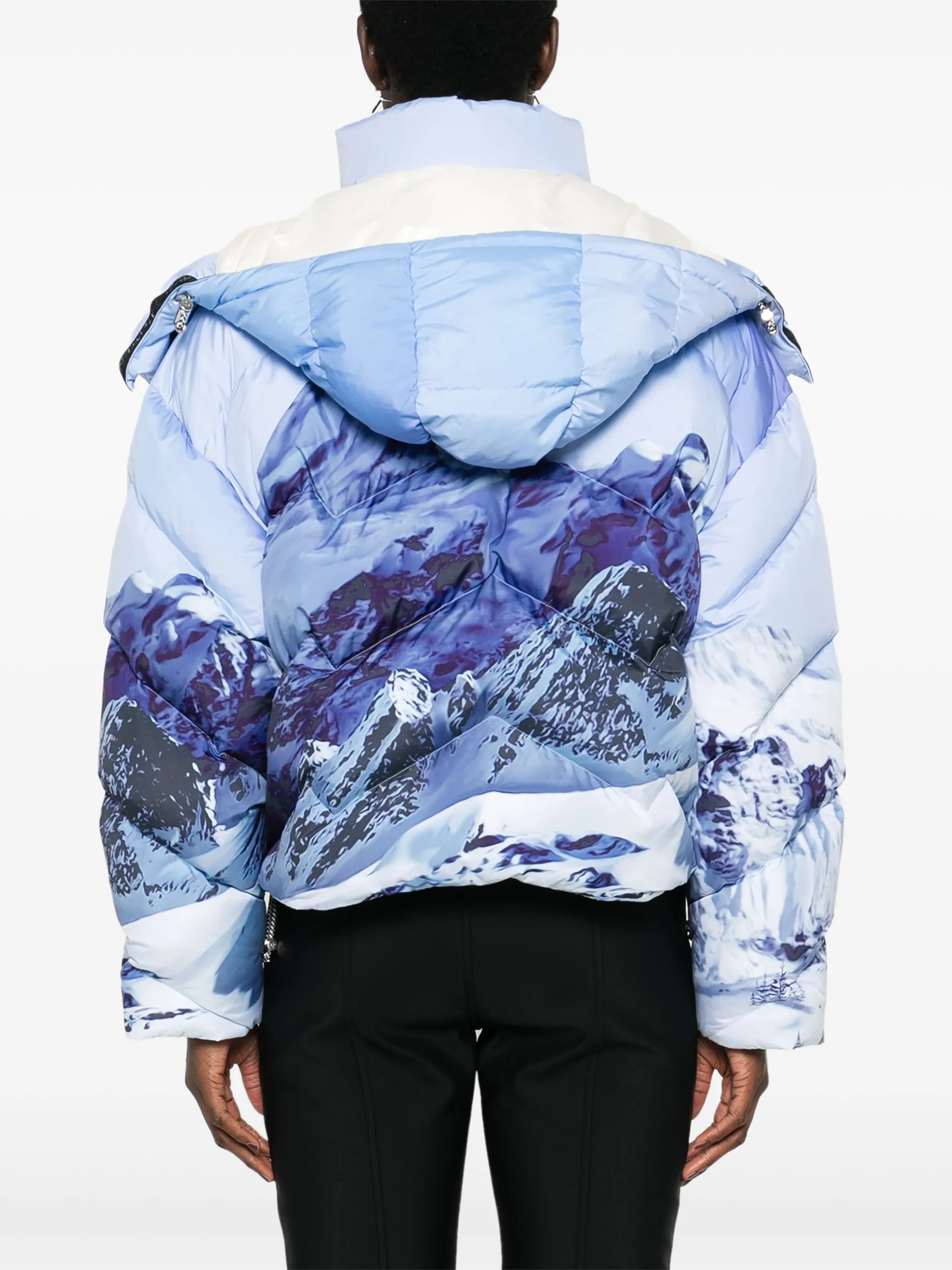 Mountain puffer ski jacket