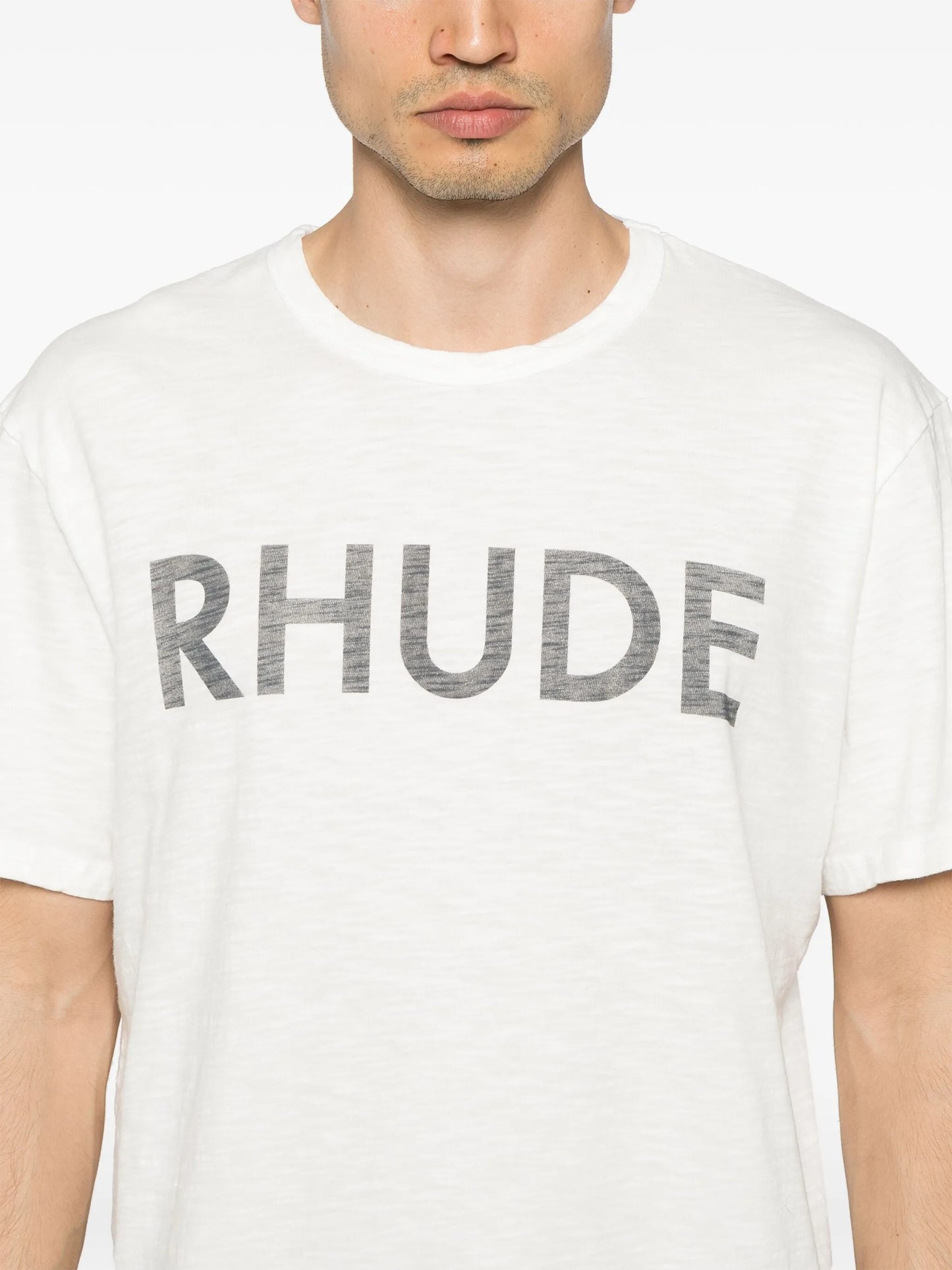 logo slub T-shirt